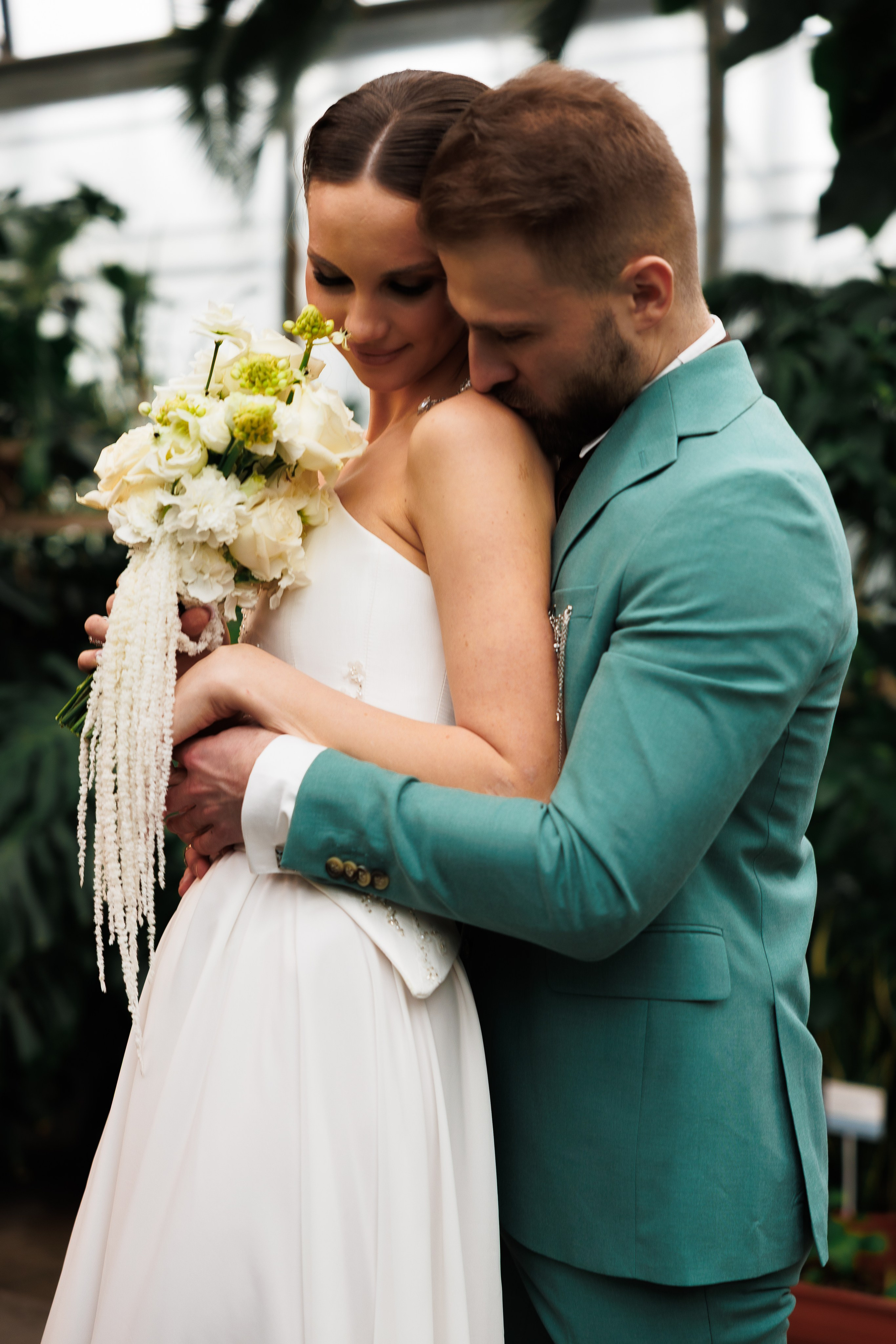 Свадебная прогулка в оранжерее. Питер. Свадебный и семейный фотограф в Москве Красинская Мария