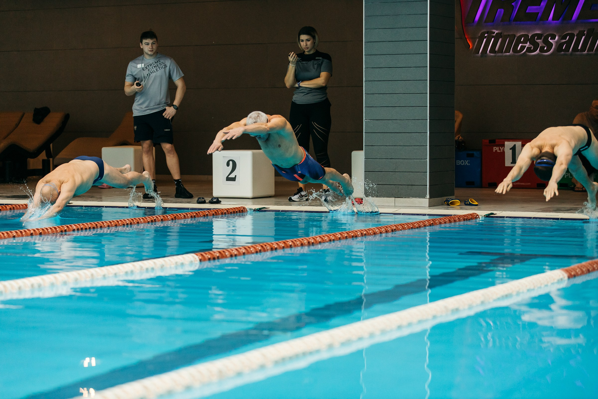 Соревнования по плаванию (зима)