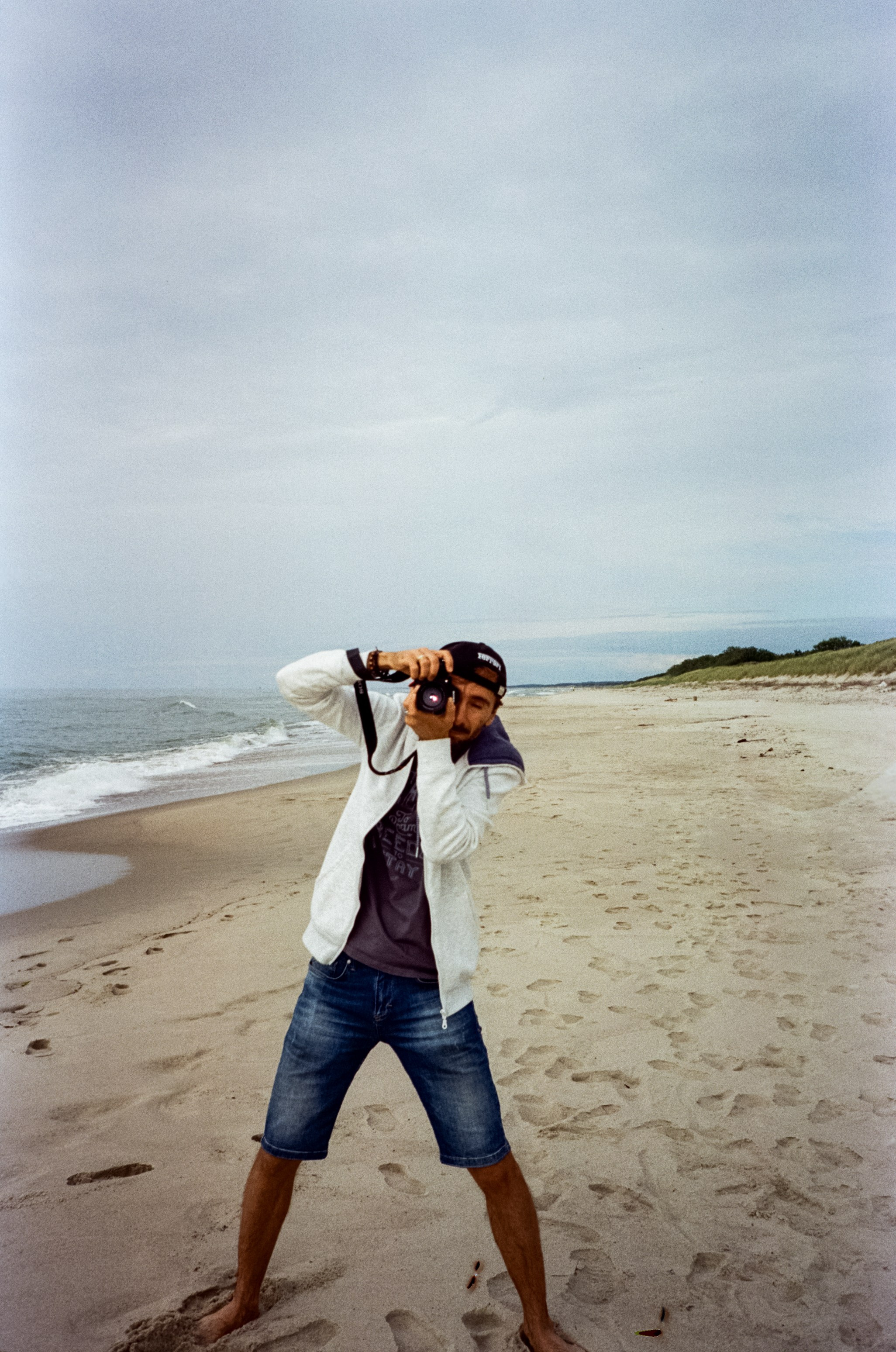 Море и дюны. Куршская коса рядом с высотой Эфа. Фотограф-документалист Мария Осокина