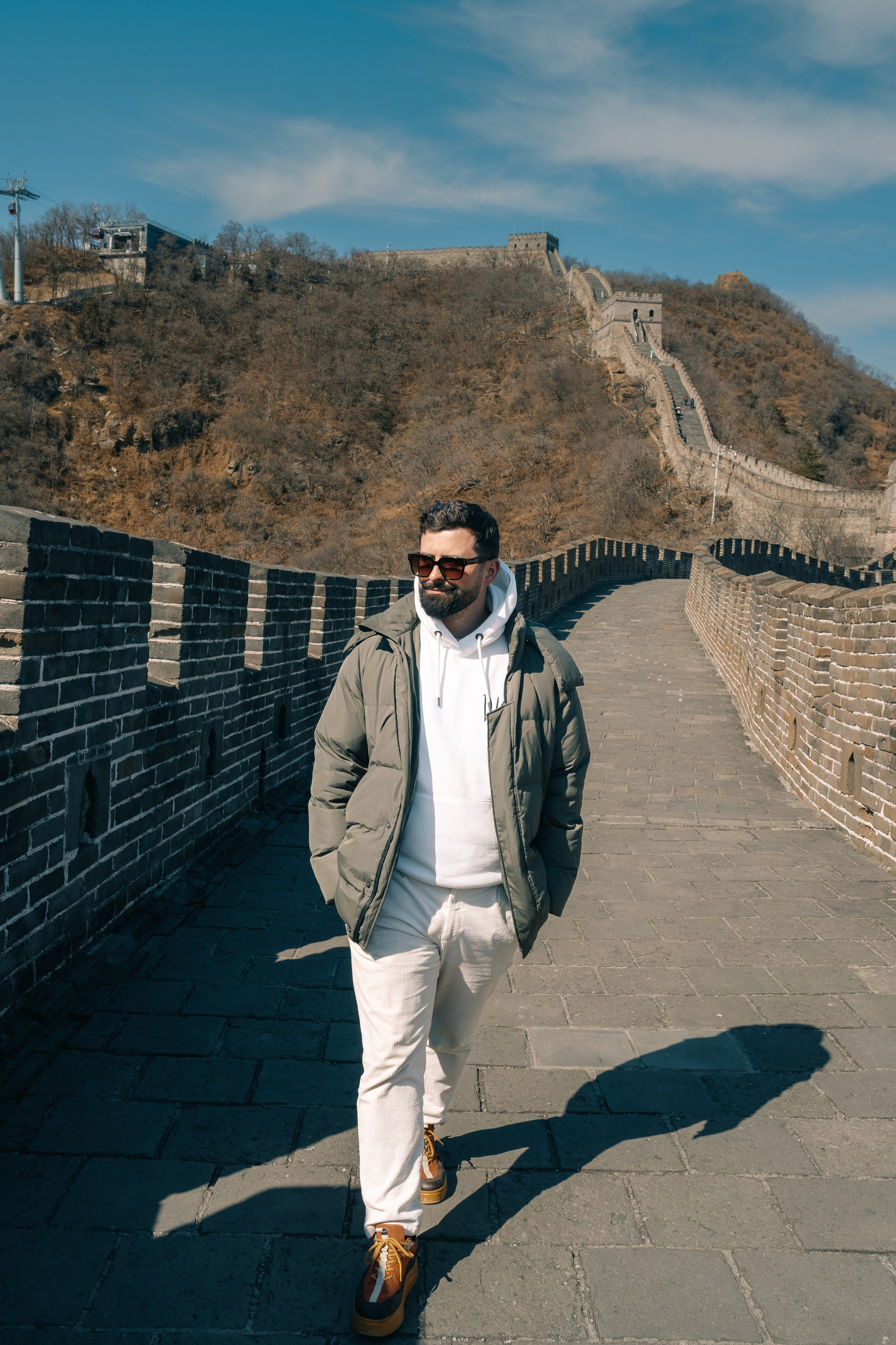 Photoshoot on the Great Wall of China