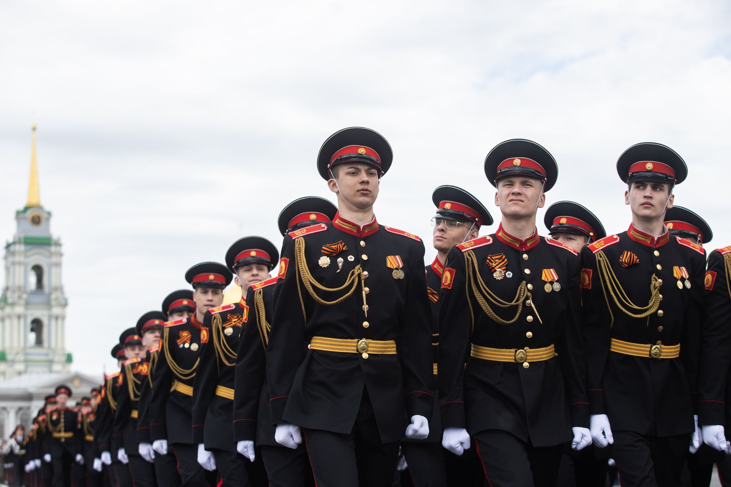 Генеральная репетиция Парада Победы (5 мая 2024). Репортажный фотограф Алексей Пирязев