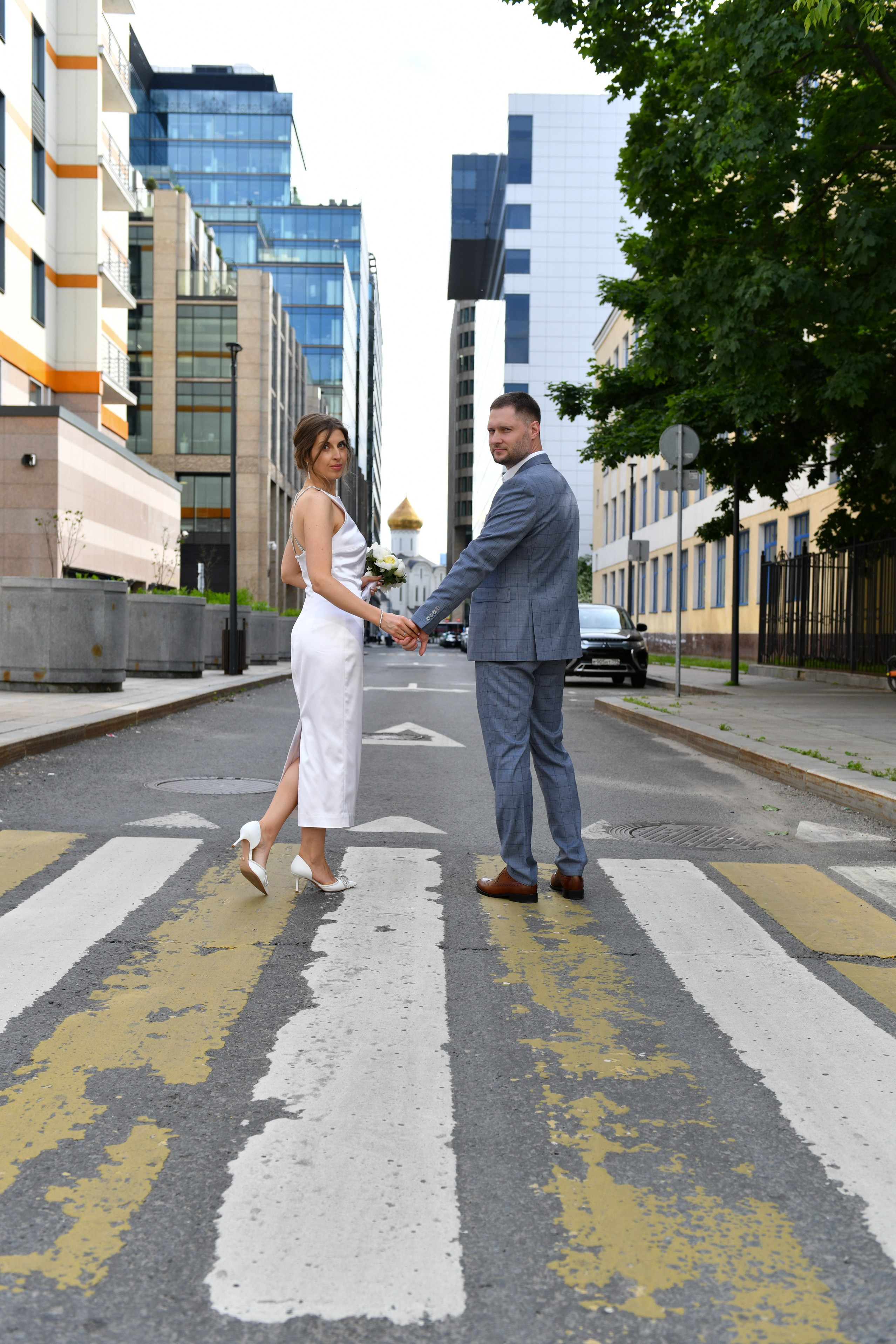 Регистрация брака + Прогулка Дарьи и Павла. Свадебный и портретный фотограф в Москве Галина Борисова