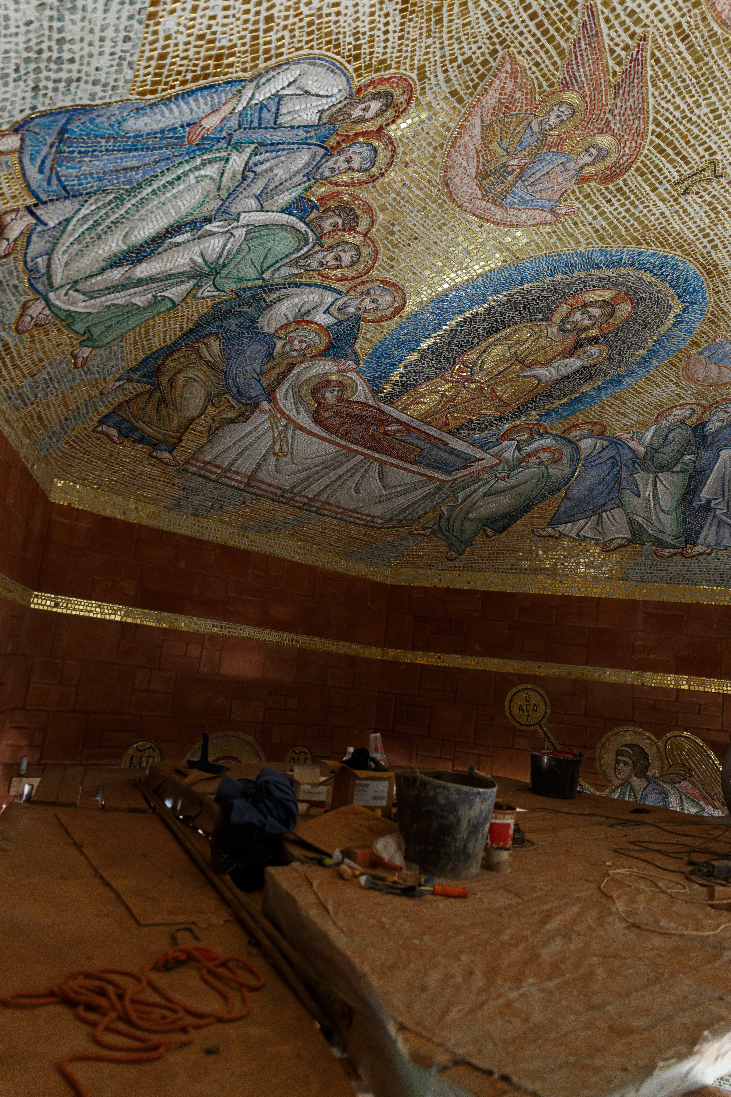 Успенский собор в монастыре Бештау. НИИКОРОВИН- мастерская мозаики и монументального искусства