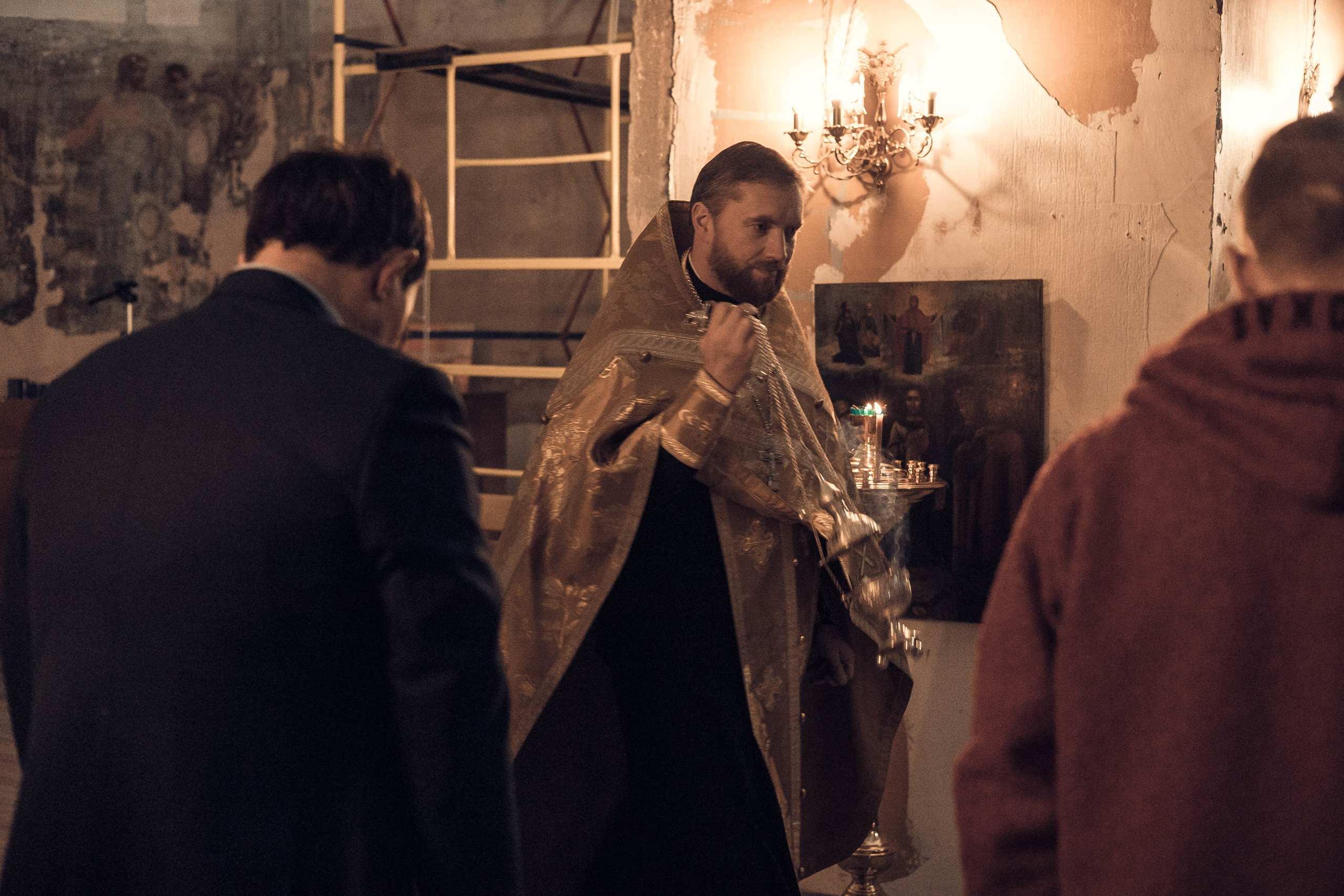 Храм Воскресения Словущего в Барашах.Всенощное накануне дня памяти Спиридона Тримифунтского. Артеменкова Анна Фотограф