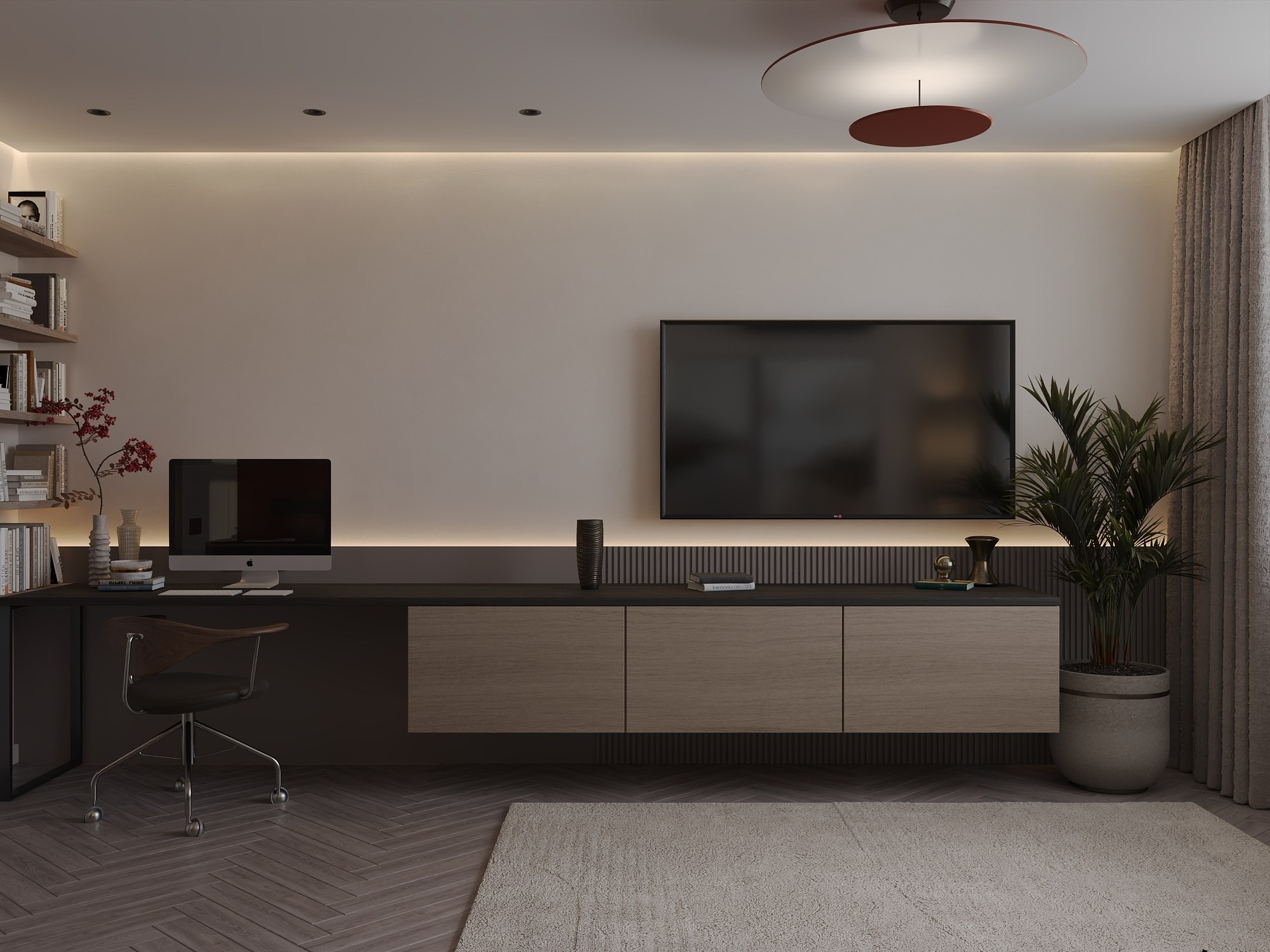 Г. Москва 80 м². БК студия дизайна интерьера