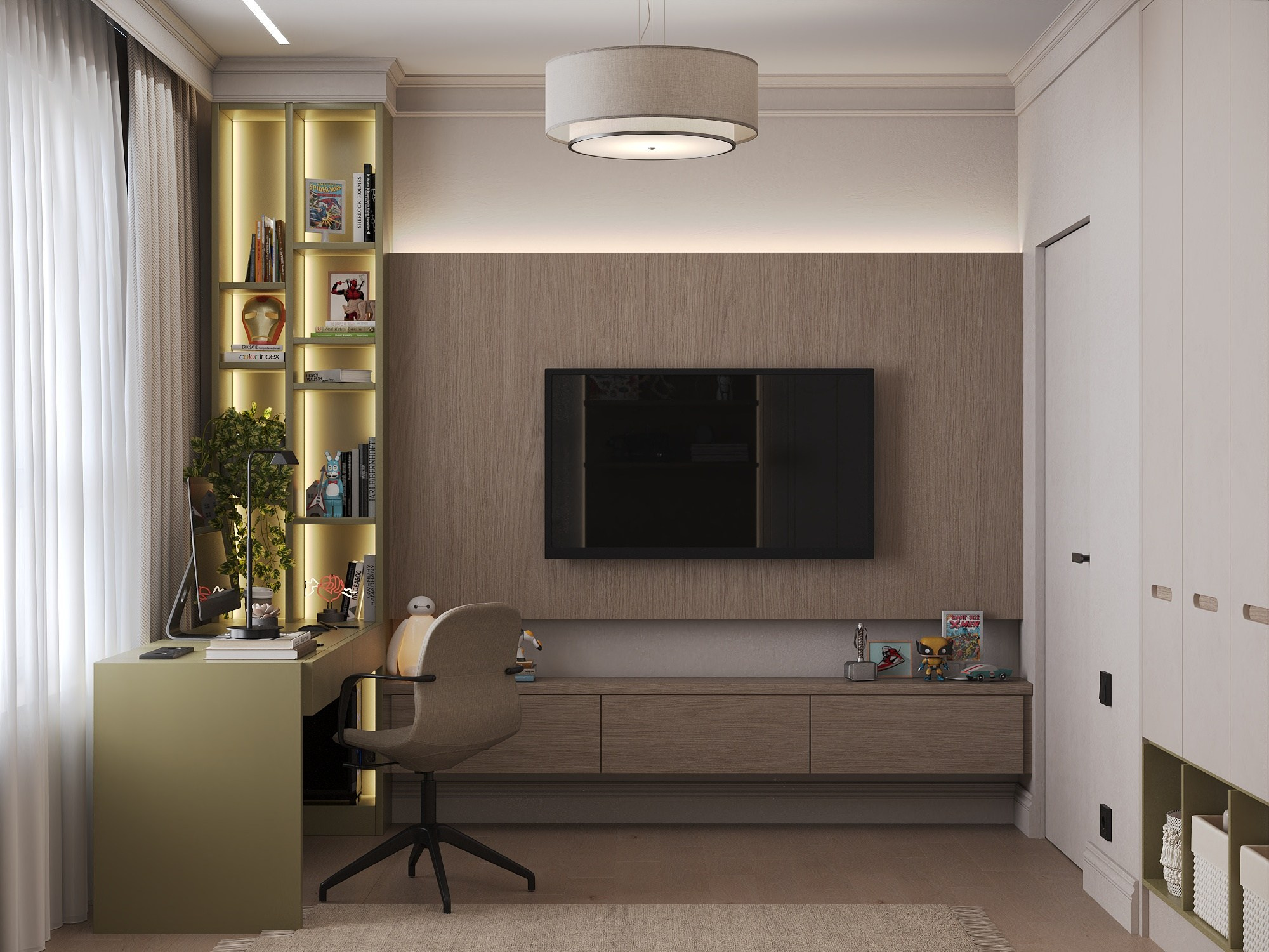 ЖК Город L-Town 50 м². БК студия дизайна интерьера