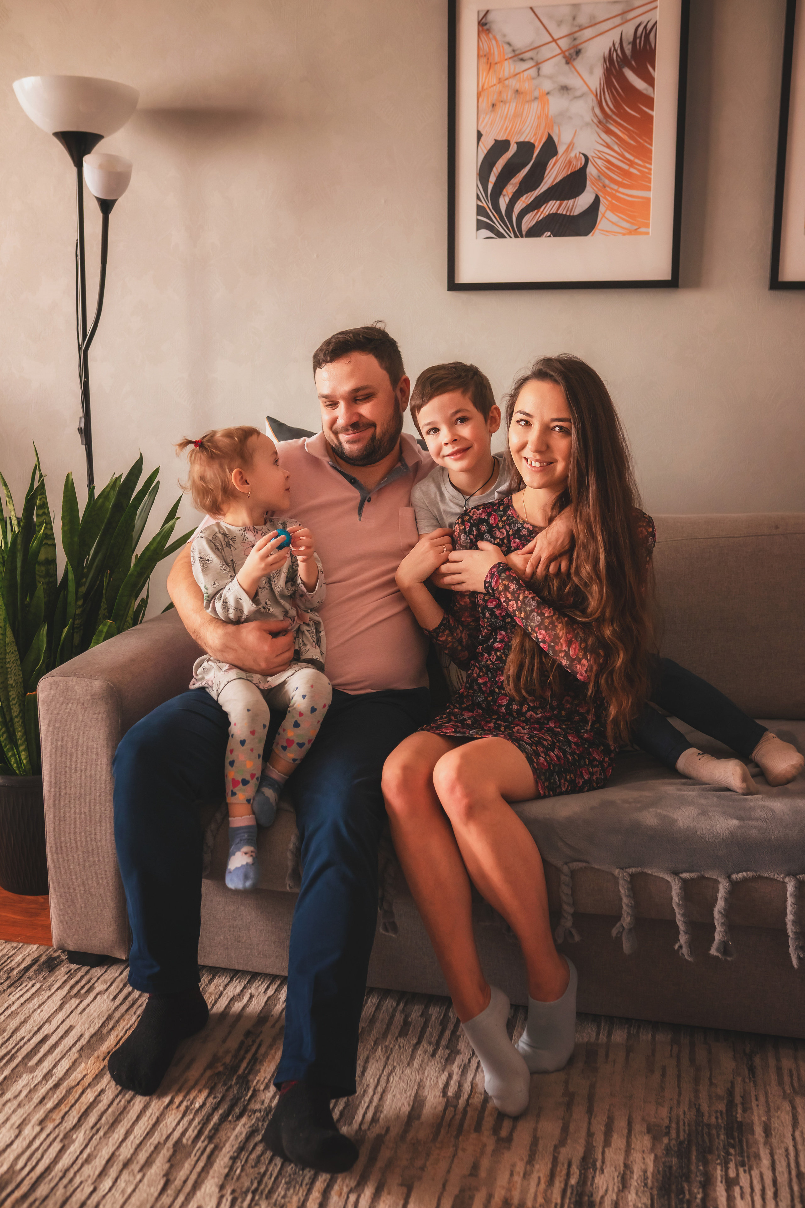 Егор, Руслана, Глеб, Мария. Семейный фотограф в Алматы Анжелика Али Номан