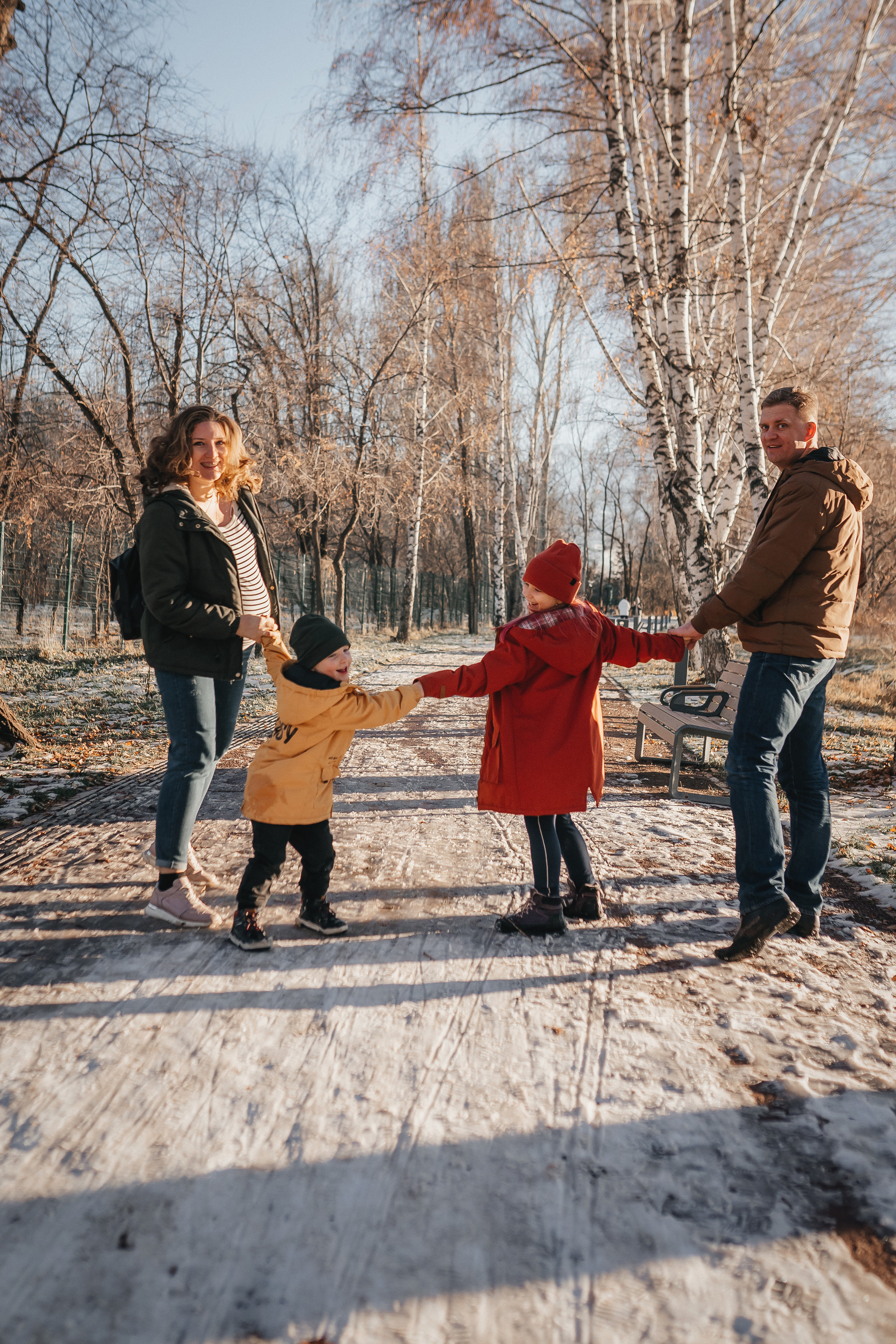 Осень в ботсаду. Семейный фотограф в Алматы Анжелика Али Номан