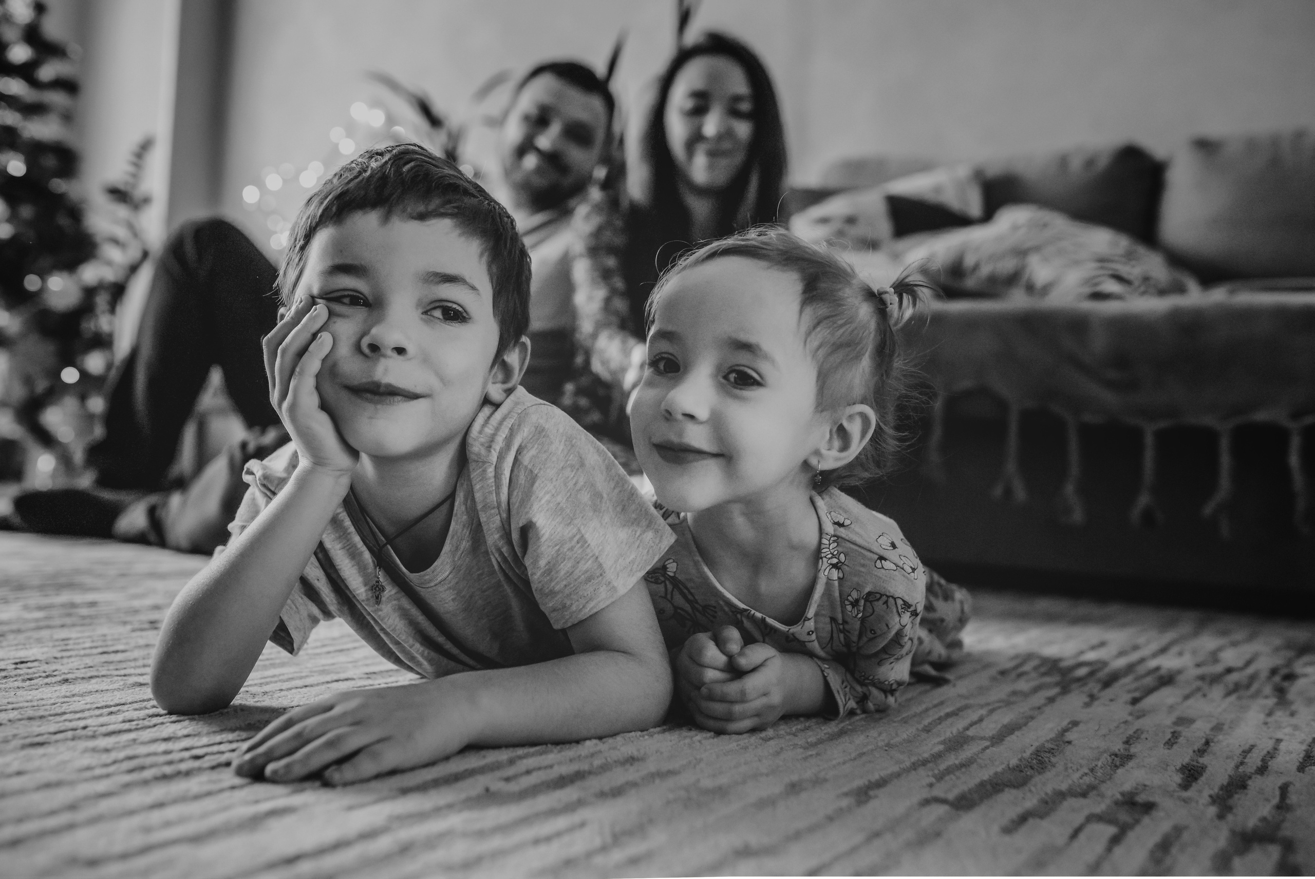 Егор, Руслана, Глеб, Мария. Семейный фотограф в Алматы Анжелика Али Номан