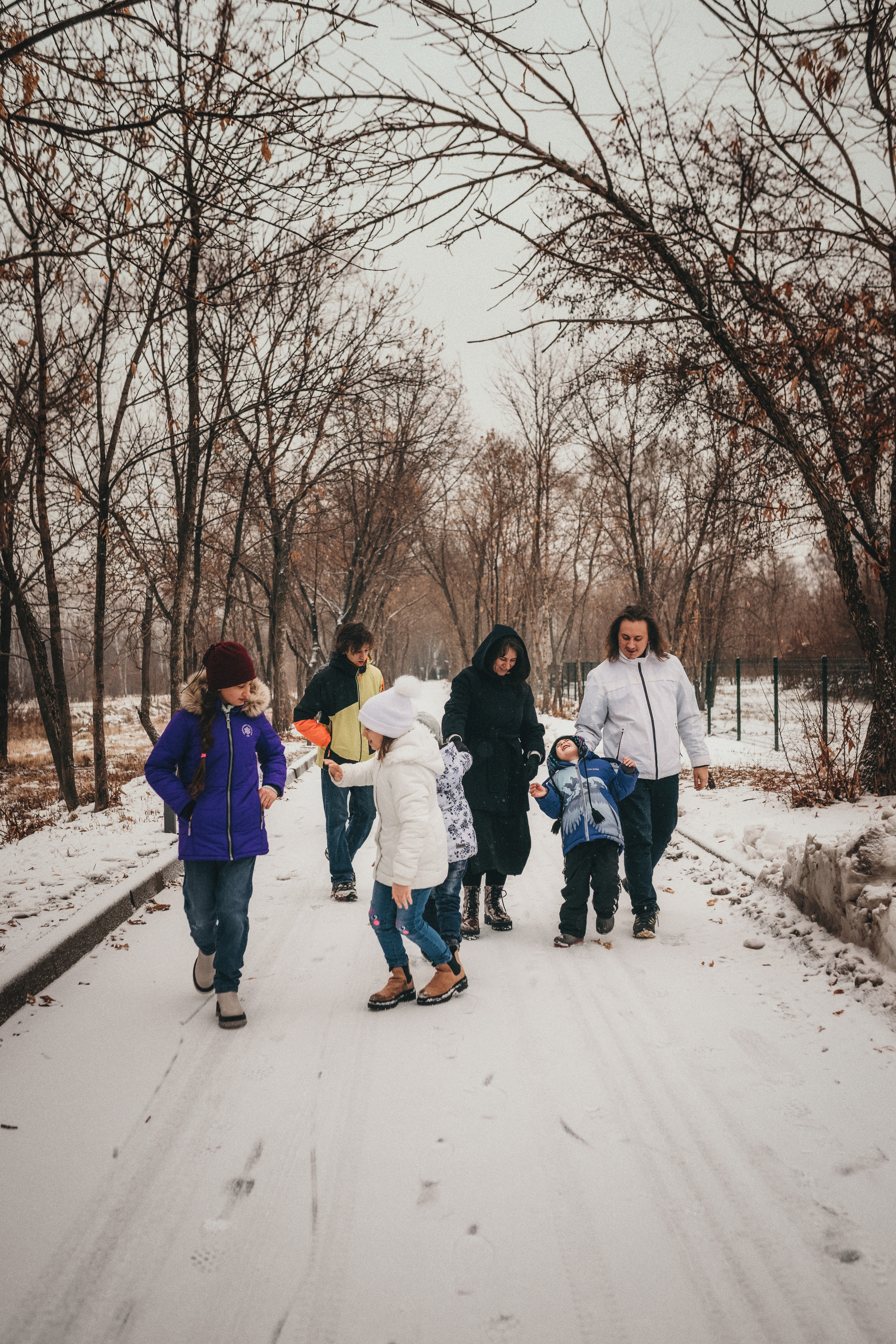 Борис, Оля и дети. Семейный фотограф в Алматы Анжелика Али Номан