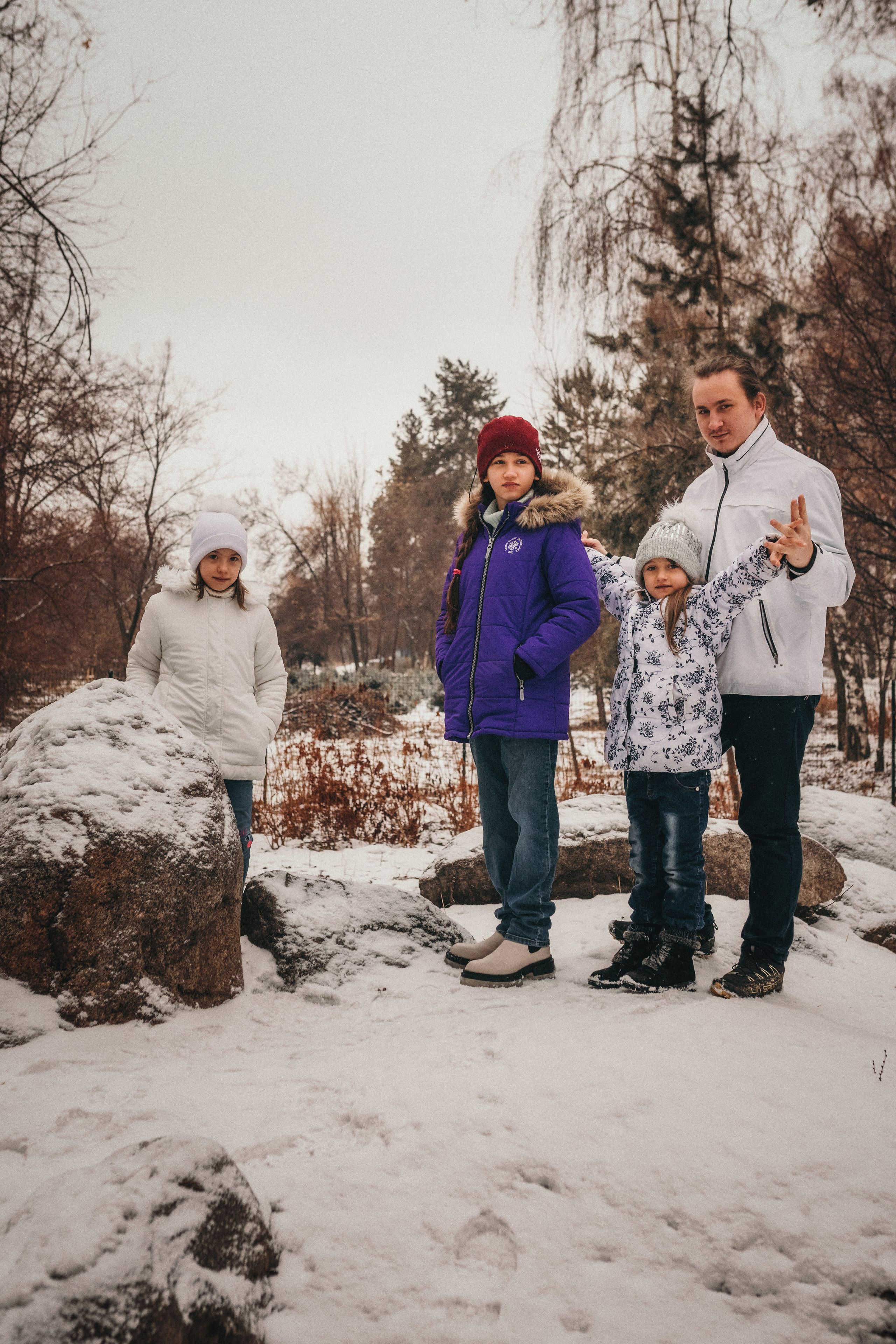 Борис, Оля и дети. Семейный фотограф в Алматы Анжелика Али Номан
