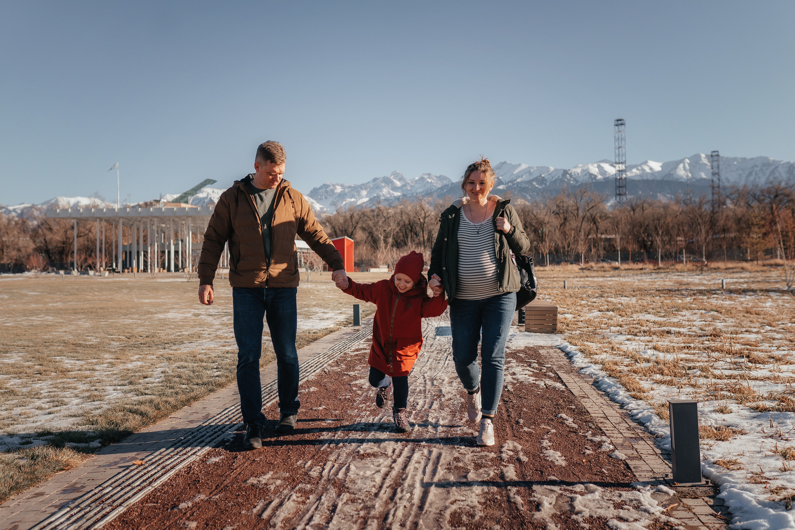 Осень в ботсаду. Семейный фотограф в Алматы Анжелика Али Номан