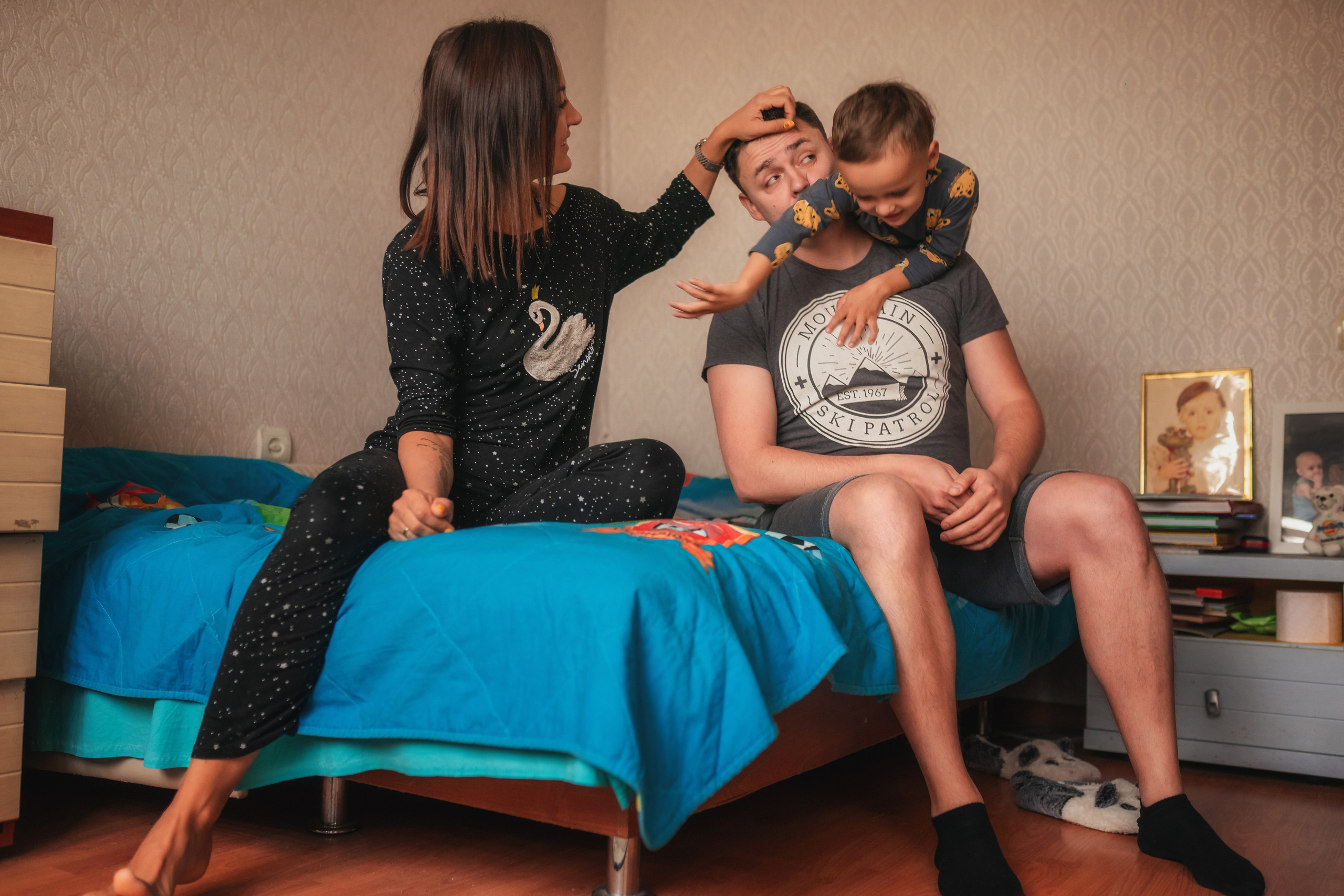 Дима, Алиса, Тёма. Семейный фотограф в Алматы Анжелика Али Номан