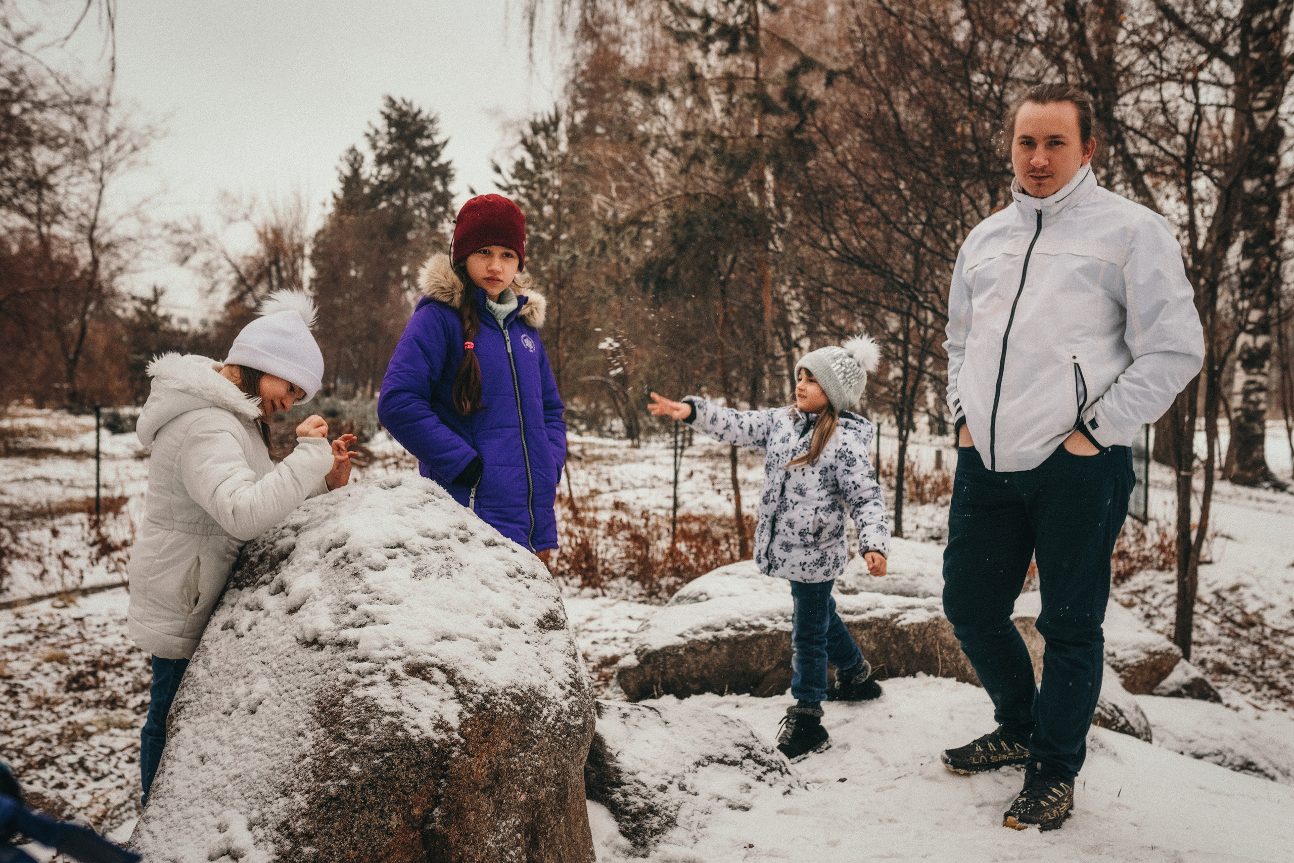 Борис, Оля и дети. Семейный фотограф в Алматы Анжелика Али Номан