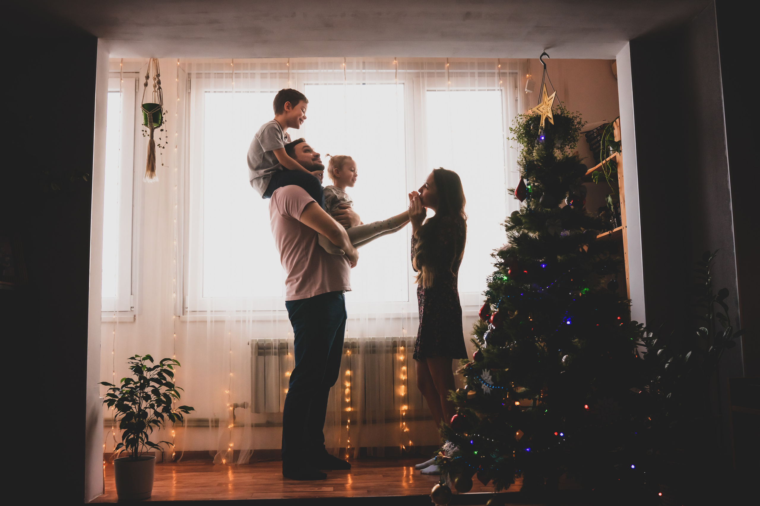 Егор, Руслана, Глеб, Мария. Семейный фотограф в Алматы Анжелика Али Номан