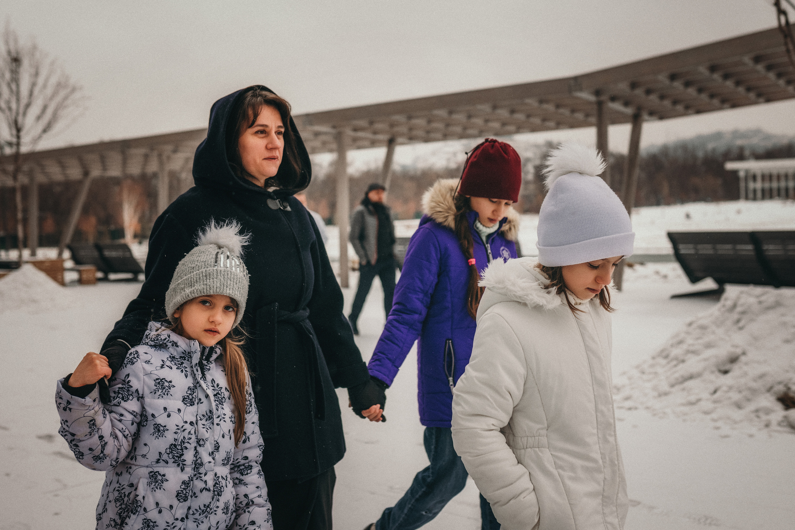 Борис, Оля и дети. Семейный фотограф в Алматы Анжелика Али Номан