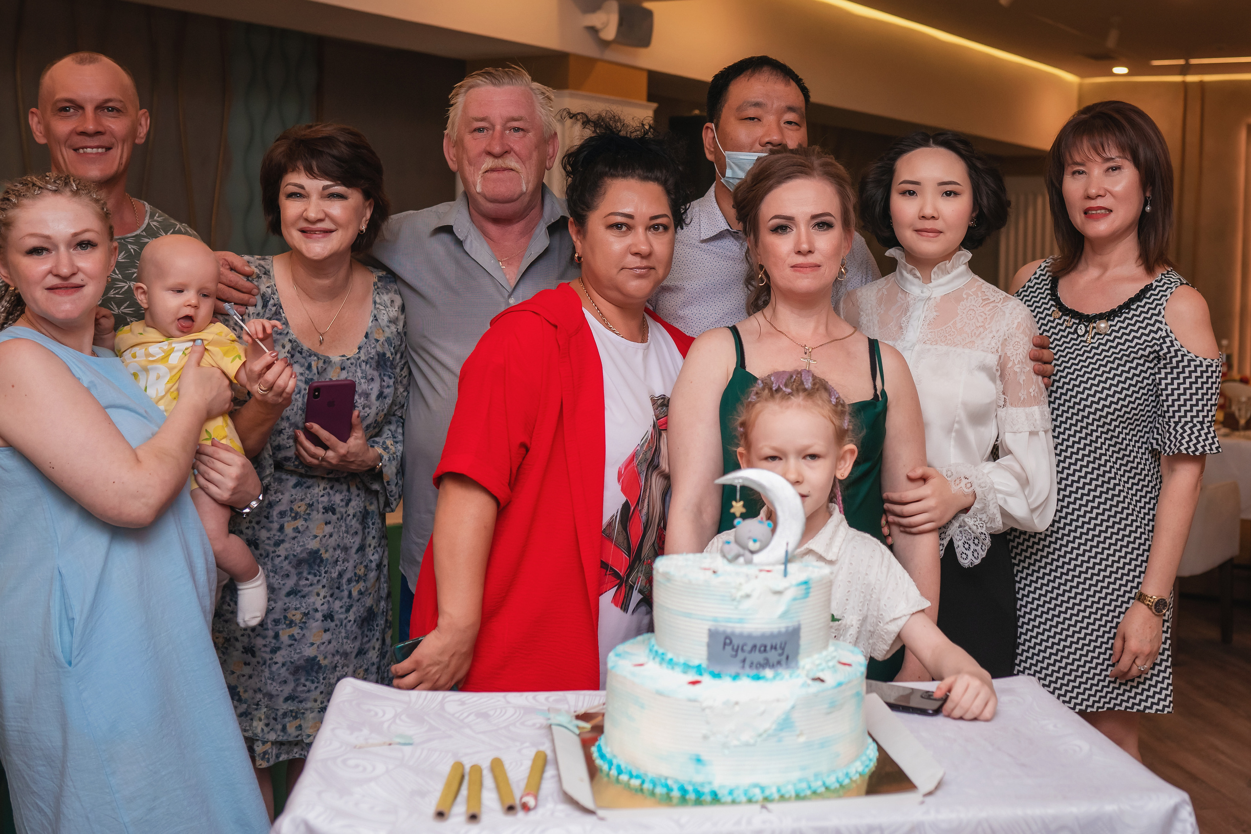 Руслану годик. Семейный фотограф в Алматы Анжелика Али Номан