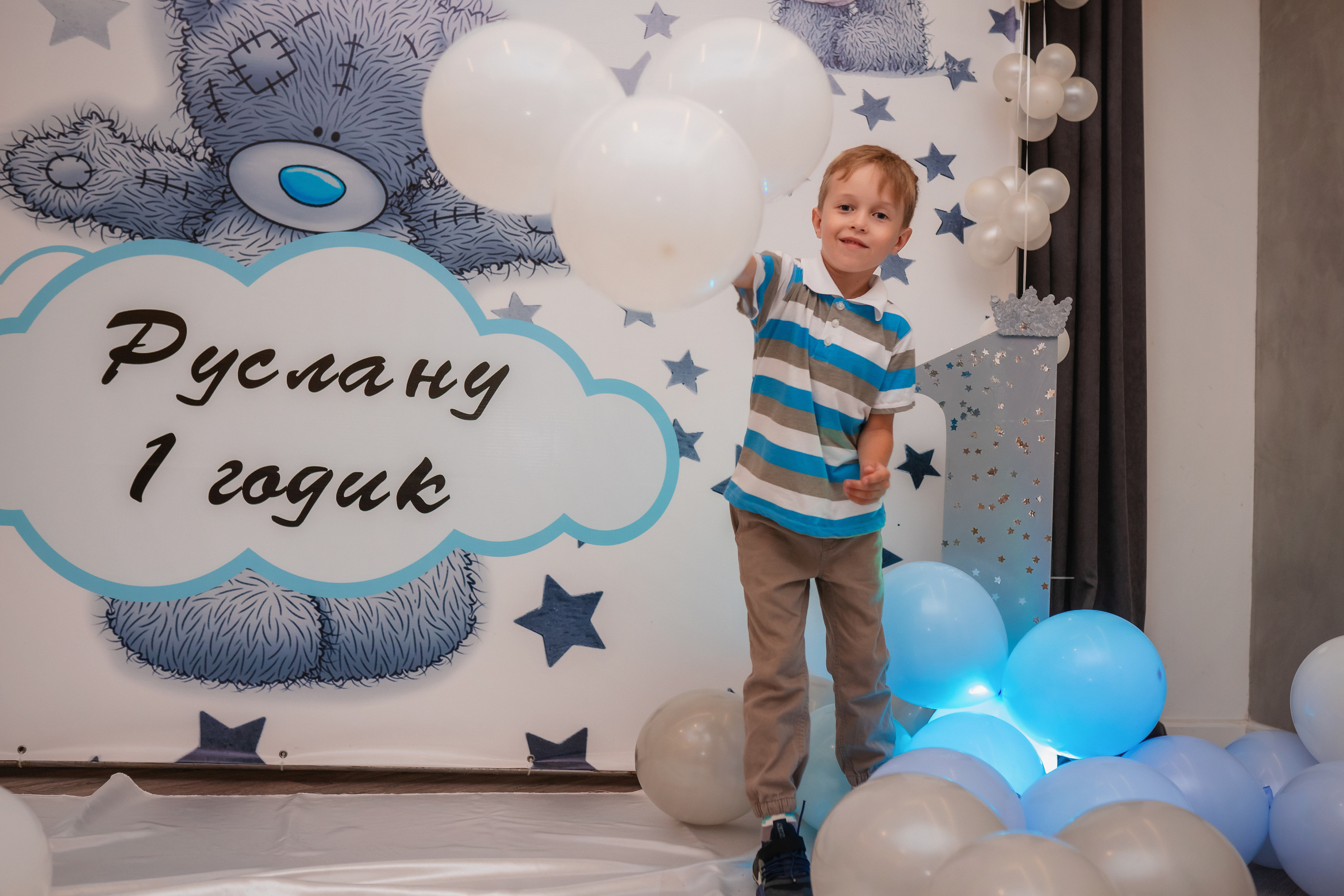 Руслану годик. Семейный фотограф в Алматы Анжелика Али Номан