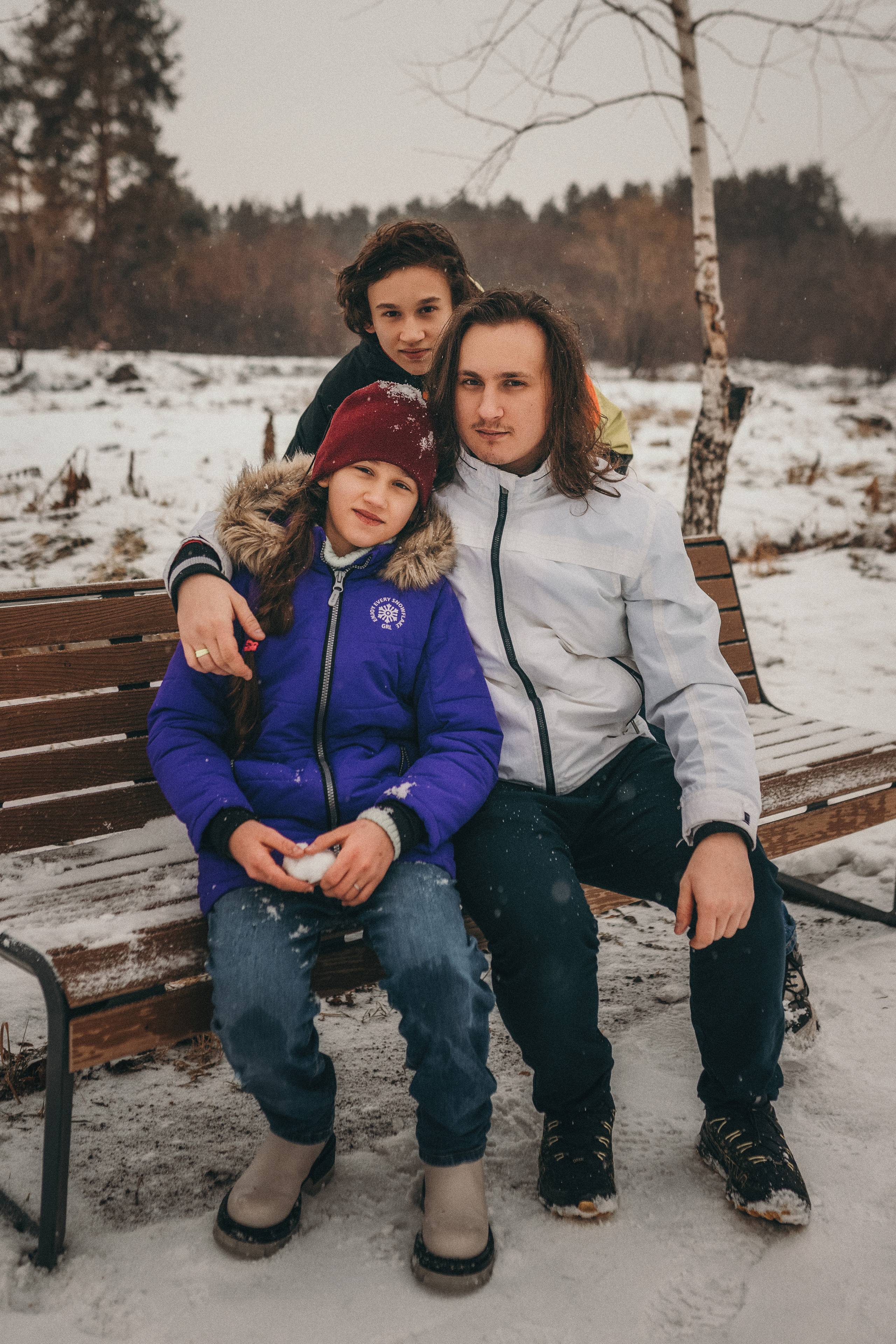 Борис, Оля и дети. Семейный фотограф в Алматы Анжелика Али Номан