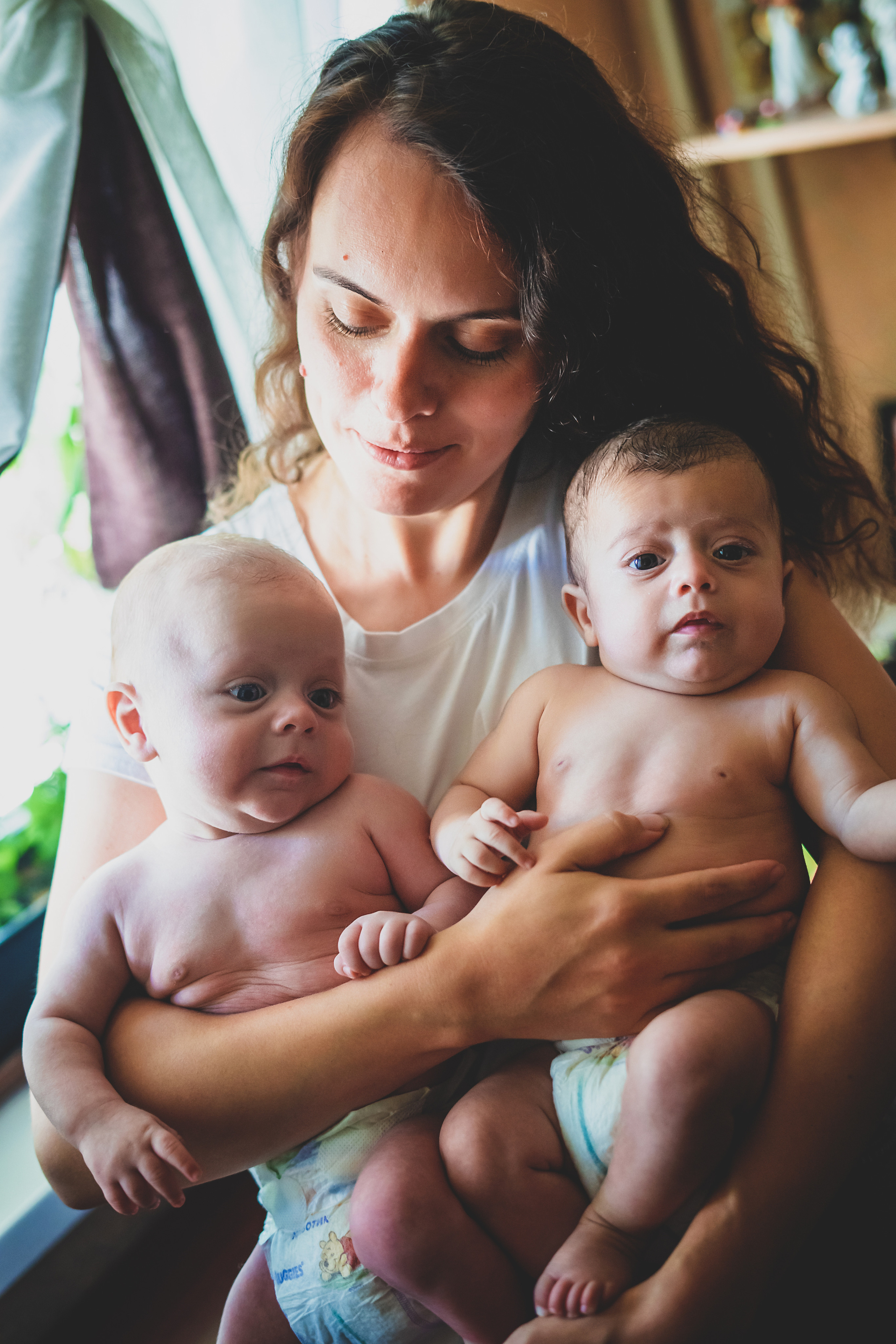 Марина и близнецы. Семейный фотограф в Алматы Анжелика Али Номан