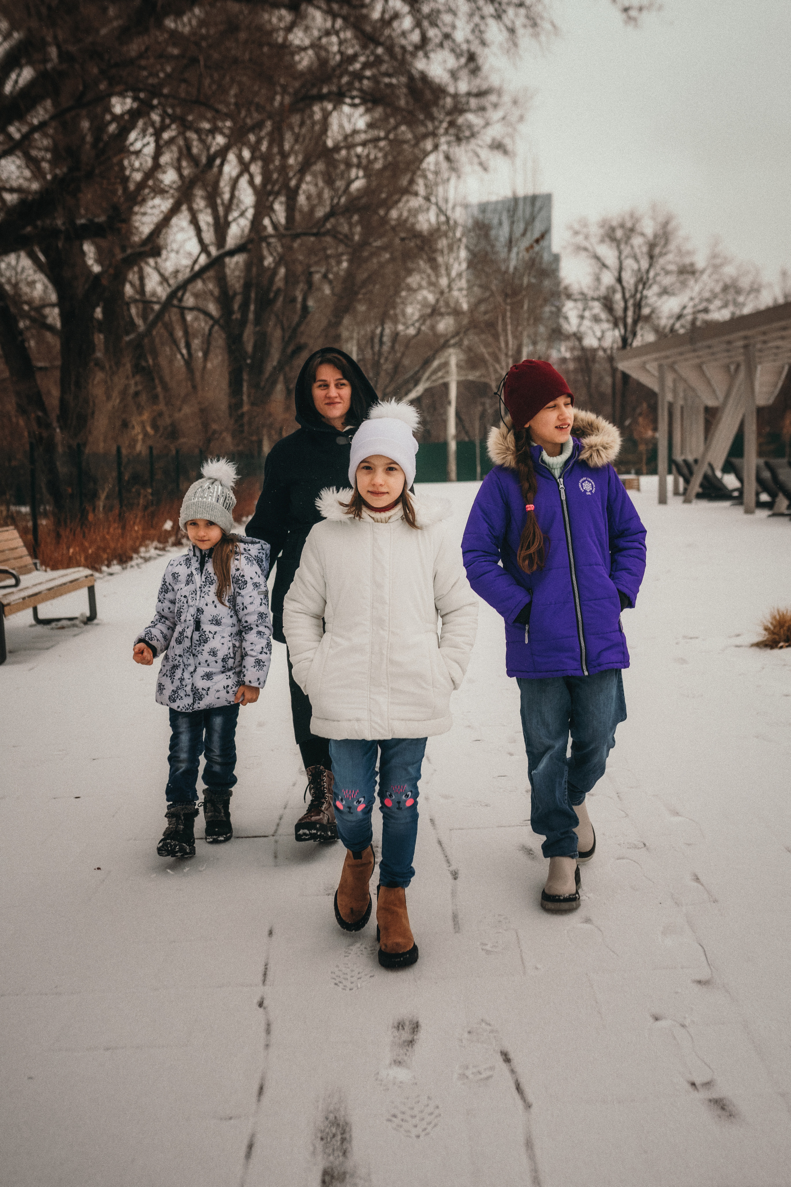 Борис, Оля и дети. Семейный фотограф в Алматы Анжелика Али Номан