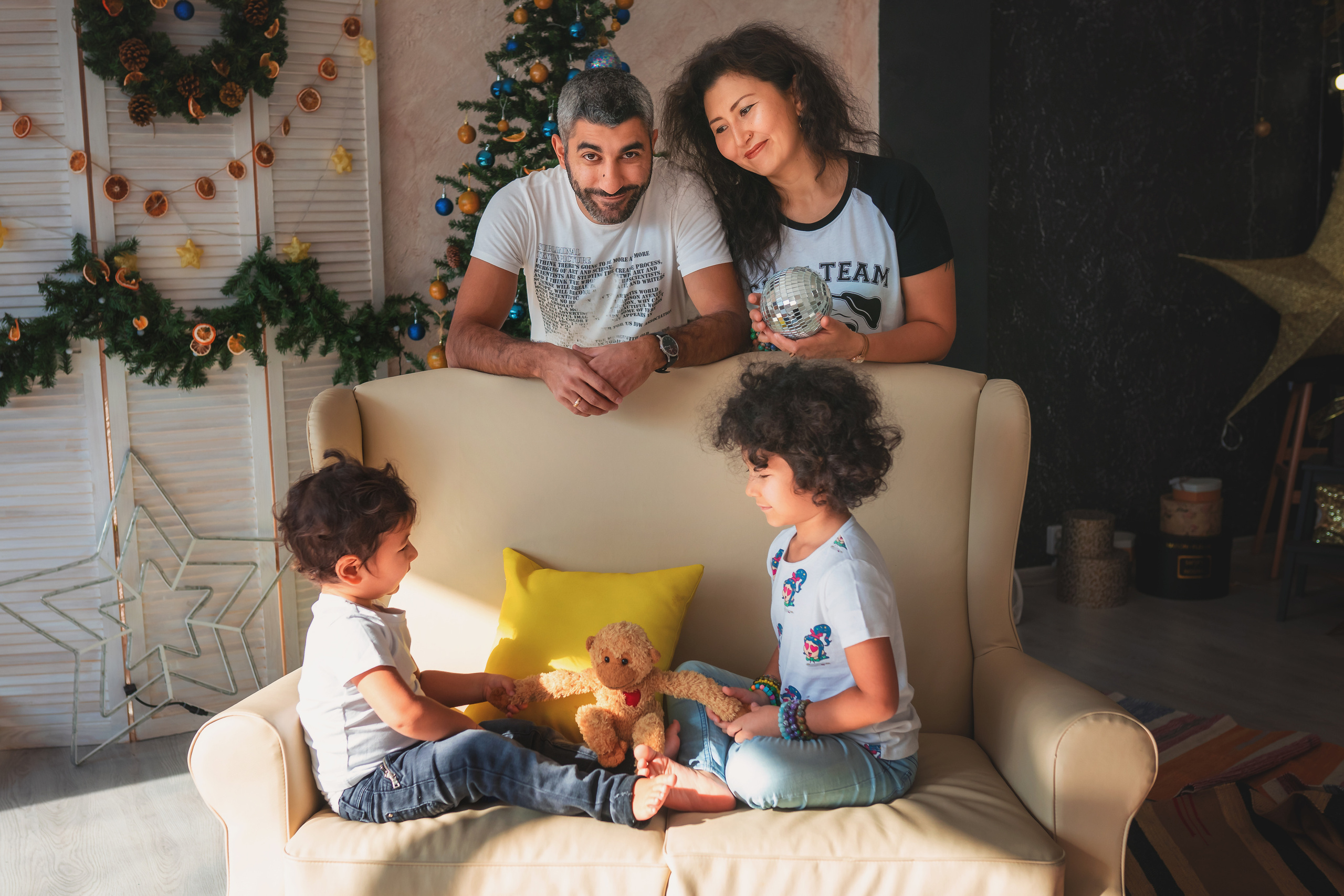 Умид, Малика, Сева, Муслим. Семейный фотограф в Алматы Анжелика Али Номан