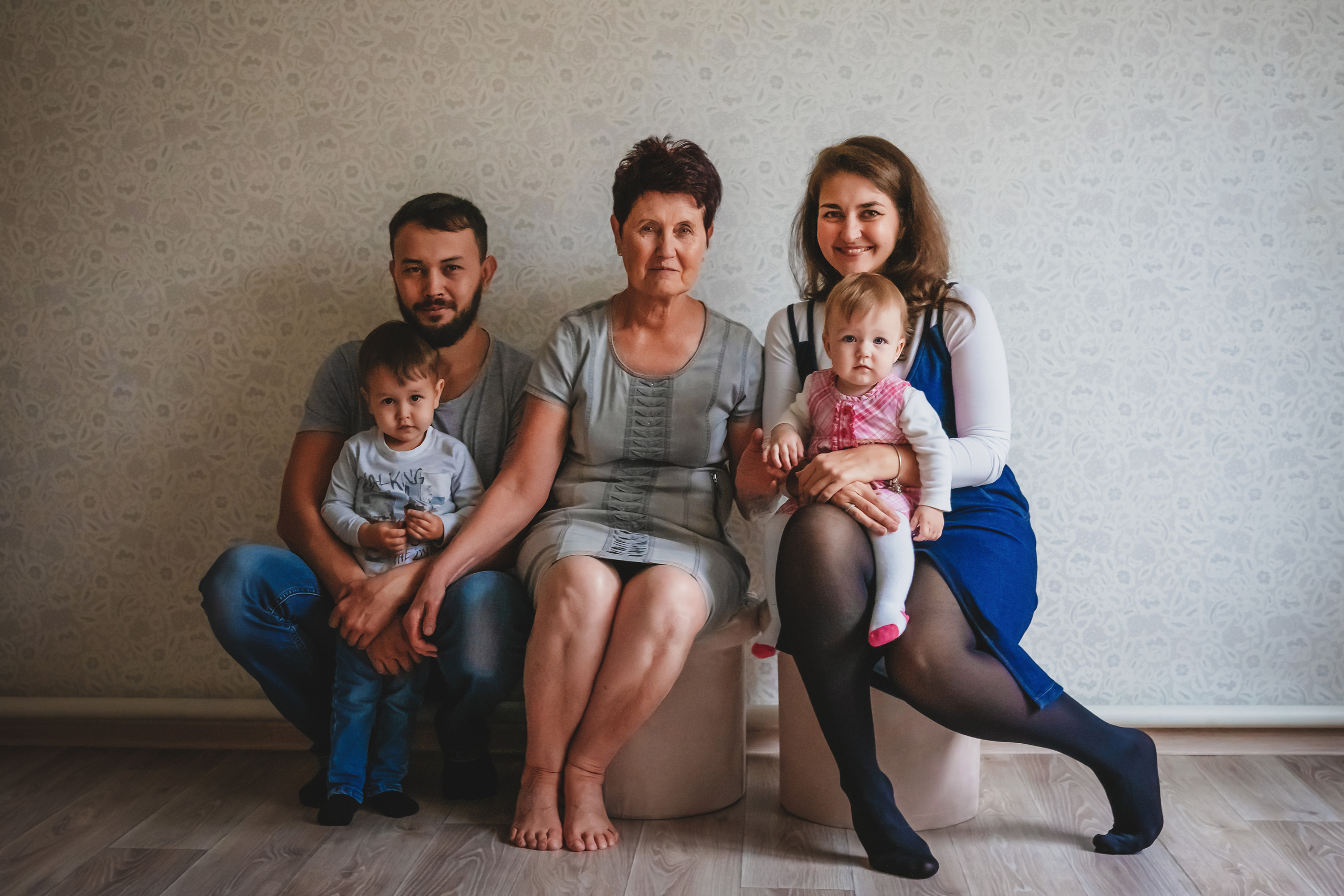 Руслан, Саша, Давид и Соня. Семейный фотограф в Алматы Анжелика Али Номан