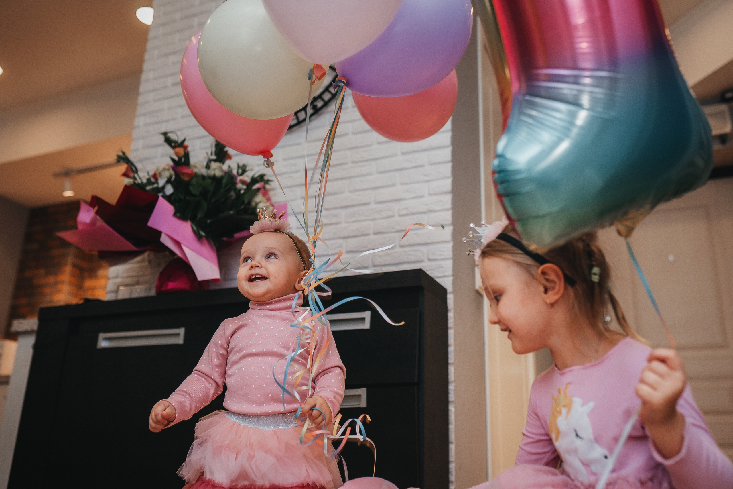 Годик Алисы дома. Семейный фотограф в Алматы Анжелика Али Номан