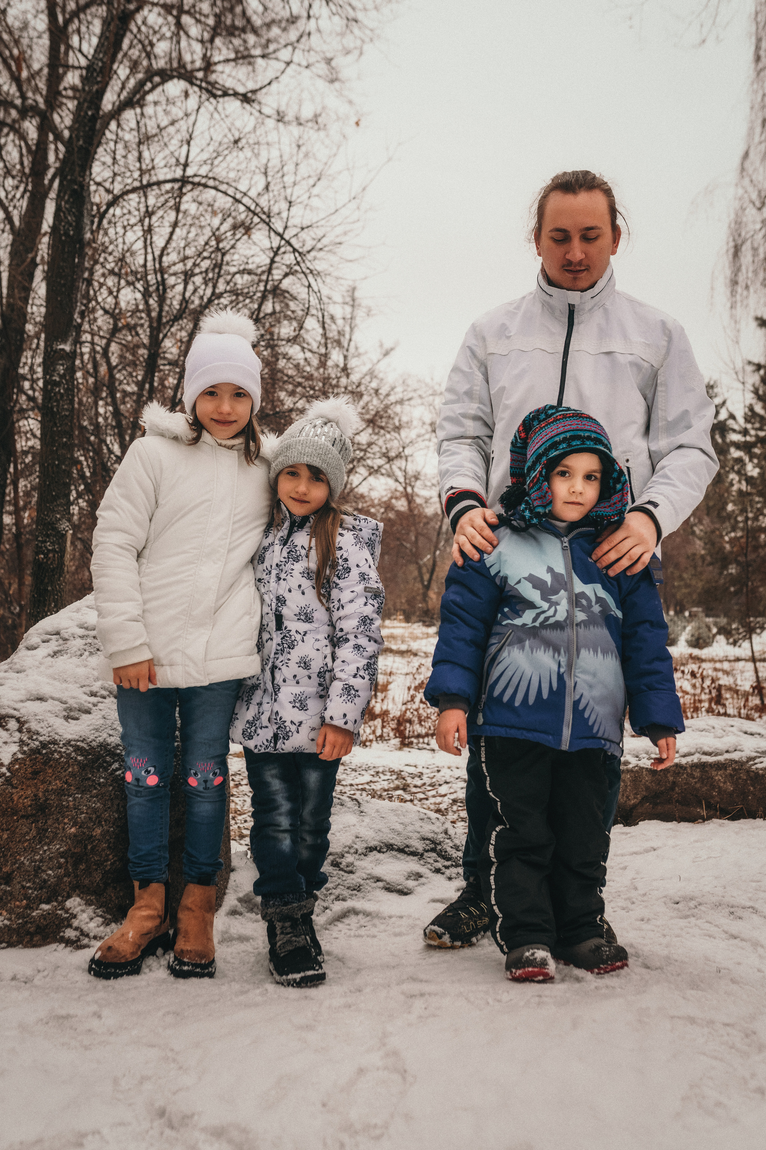 Борис, Оля и дети. Семейный фотограф в Алматы Анжелика Али Номан