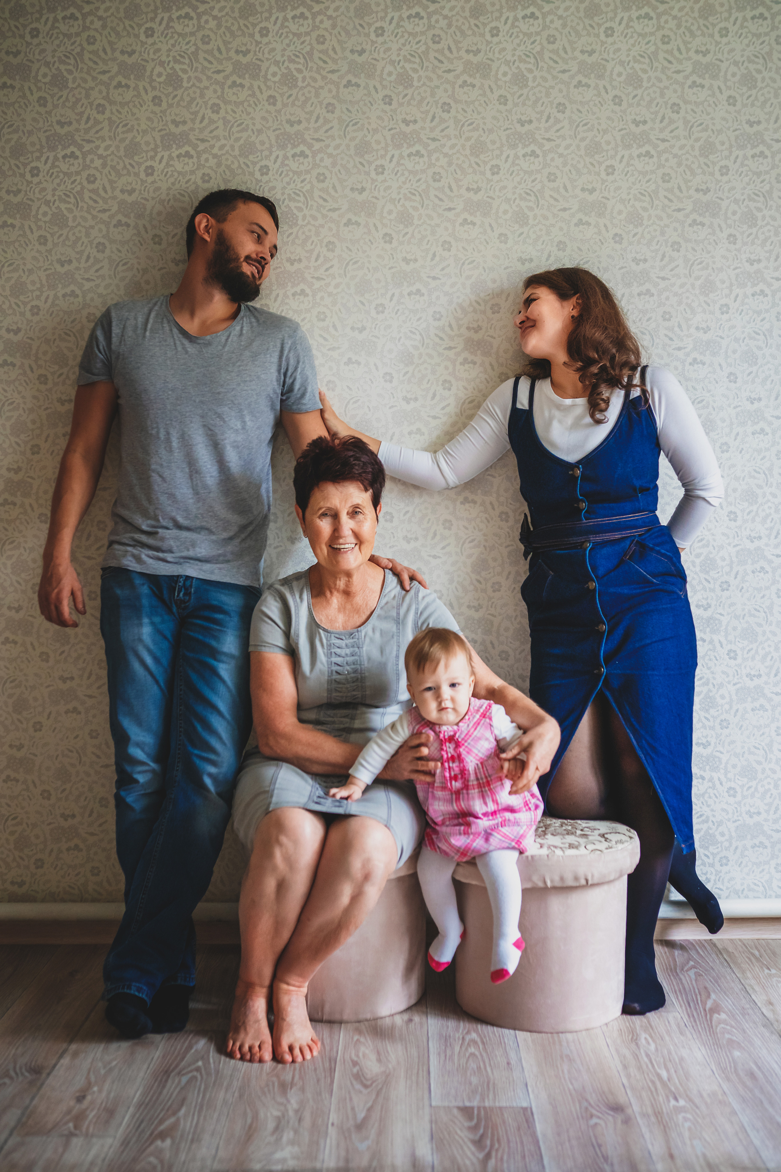 Руслан, Саша, Давид и Соня. Семейный фотограф в Алматы Анжелика Али Номан