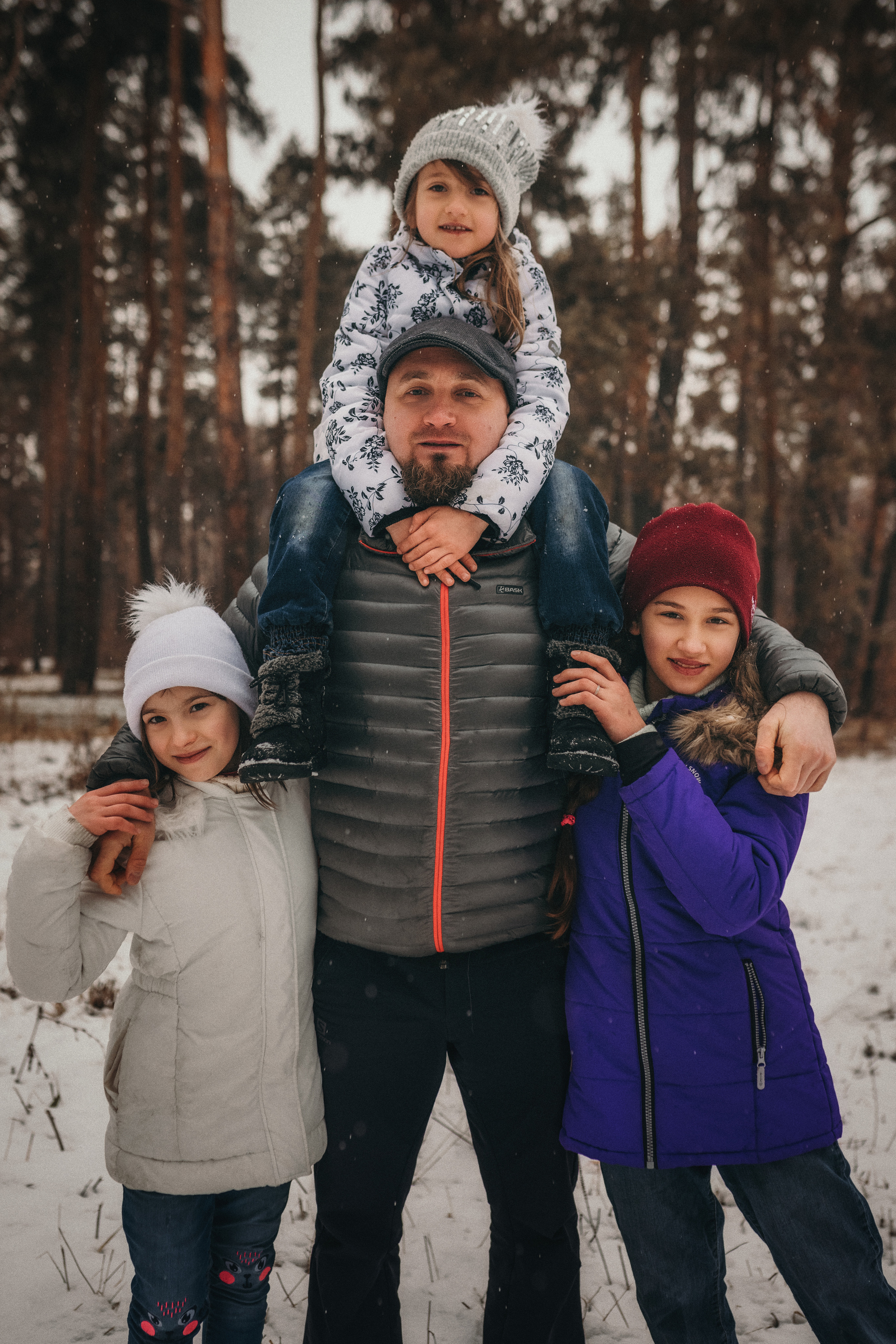 Борис, Оля и дети. Семейный фотограф в Алматы Анжелика Али Номан