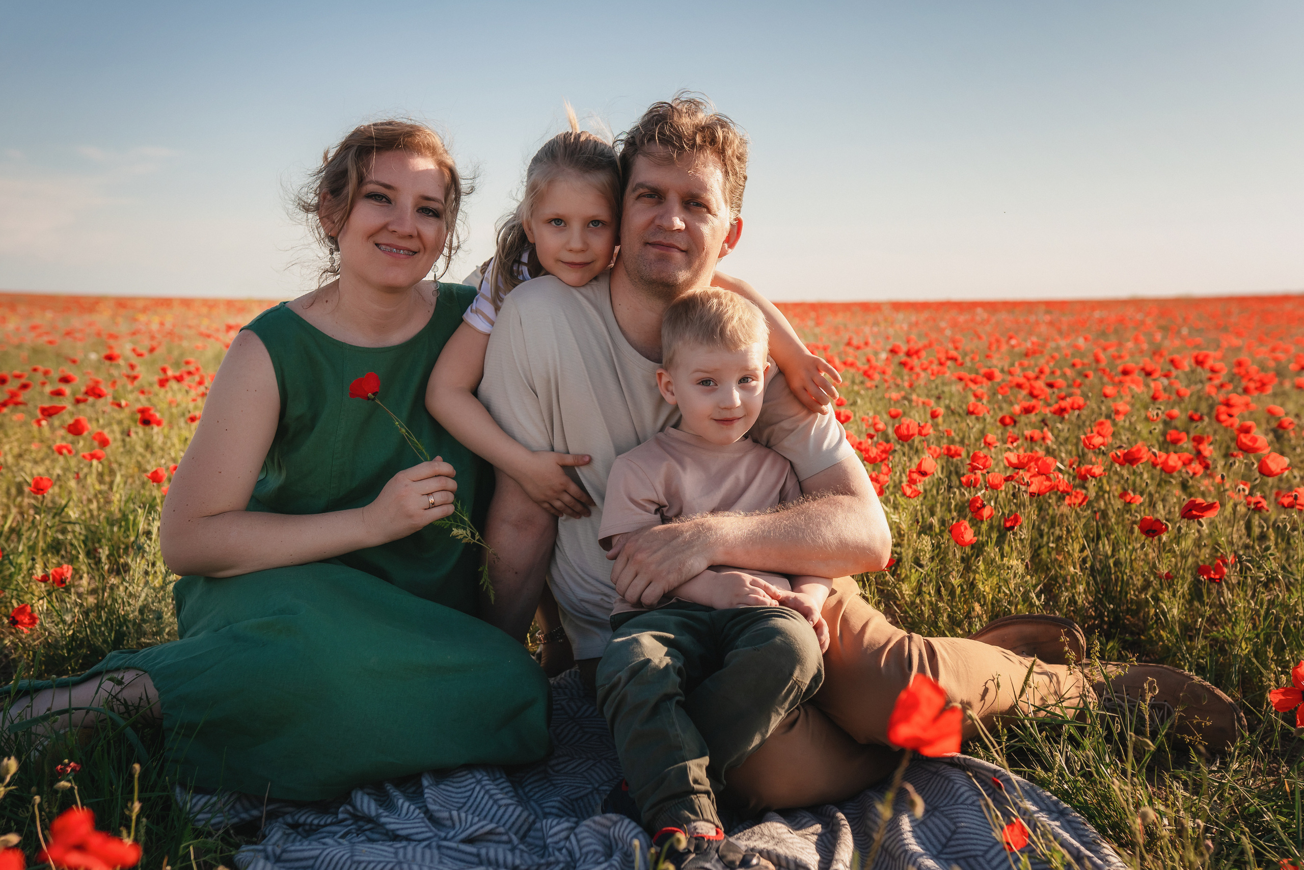 Маки. Семейный фотограф в Алматы Анжелика Али Номан