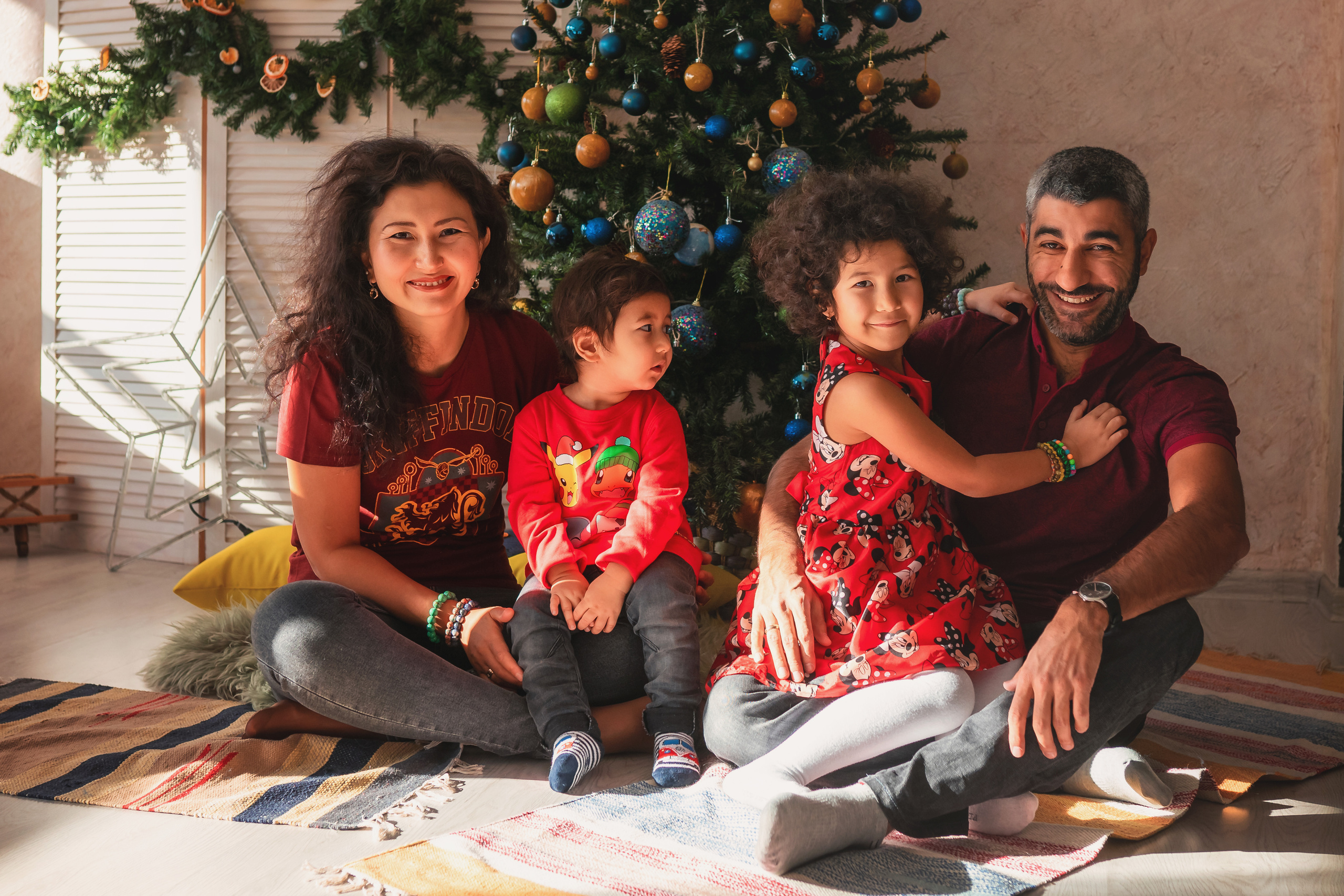 Умид, Малика, Сева, Муслим. Семейный фотограф в Алматы Анжелика Али Номан