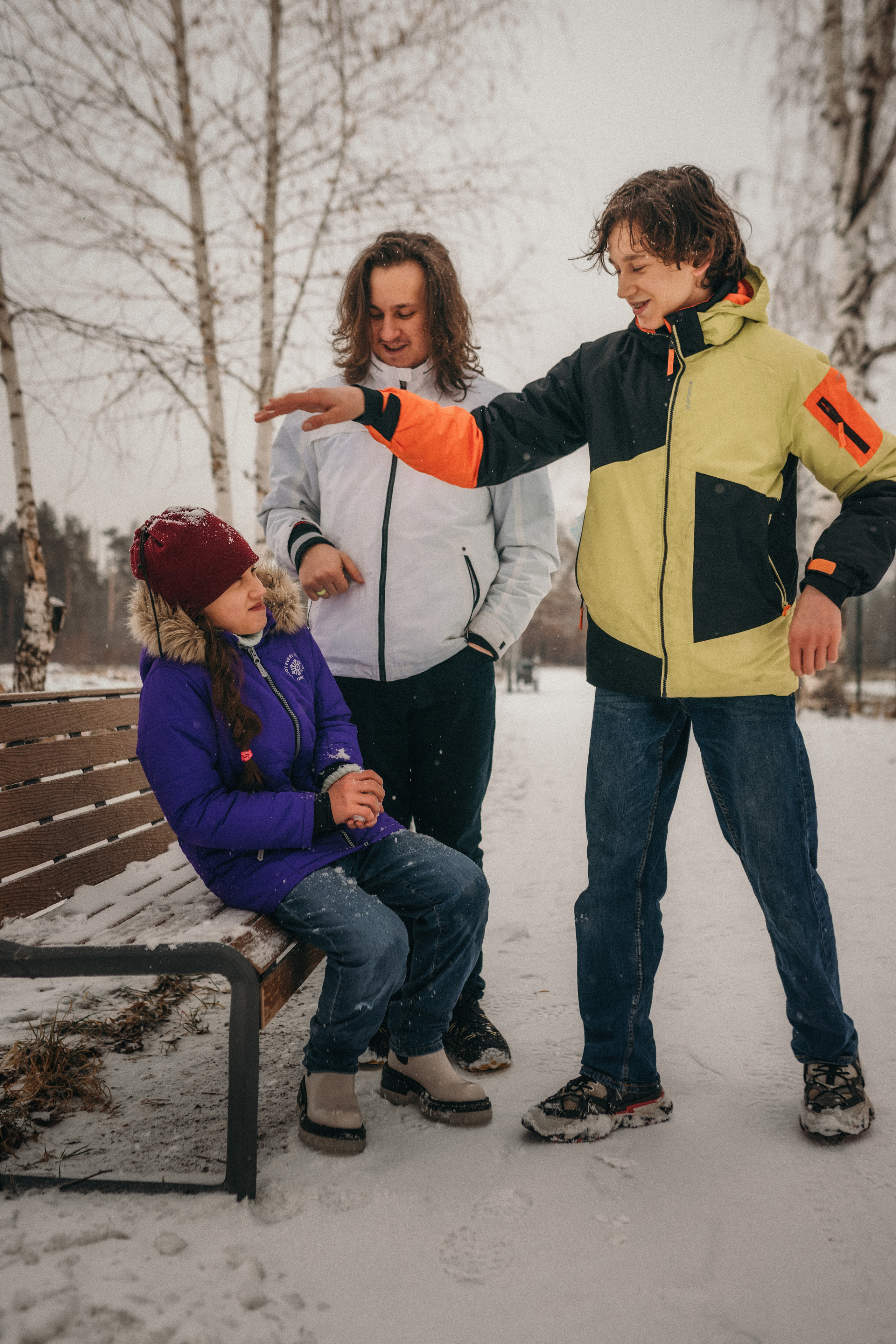 Борис, Оля и дети. Семейный фотограф в Алматы Анжелика Али Номан