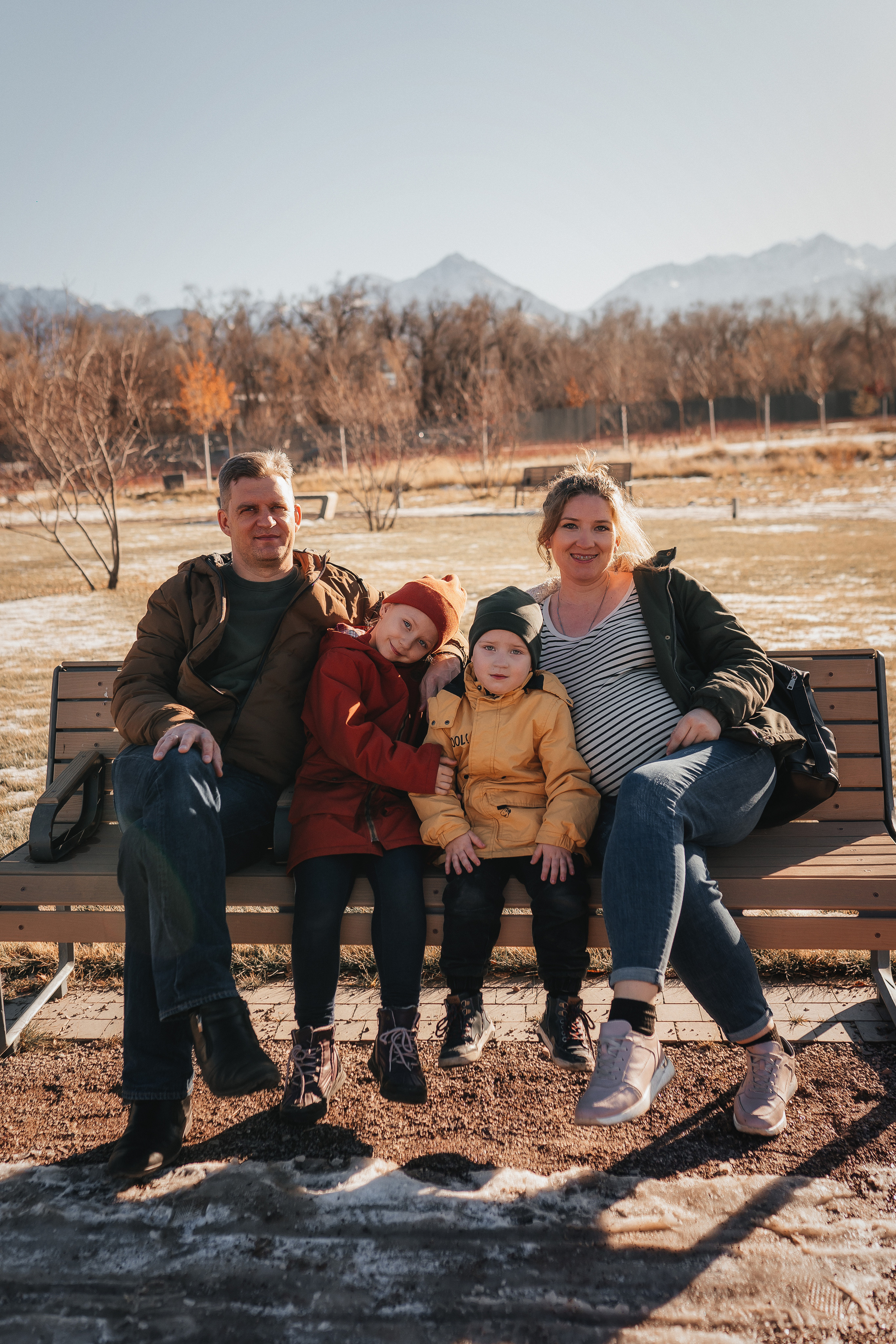 Осень в ботсаду. Семейный фотограф в Алматы Анжелика Али Номан