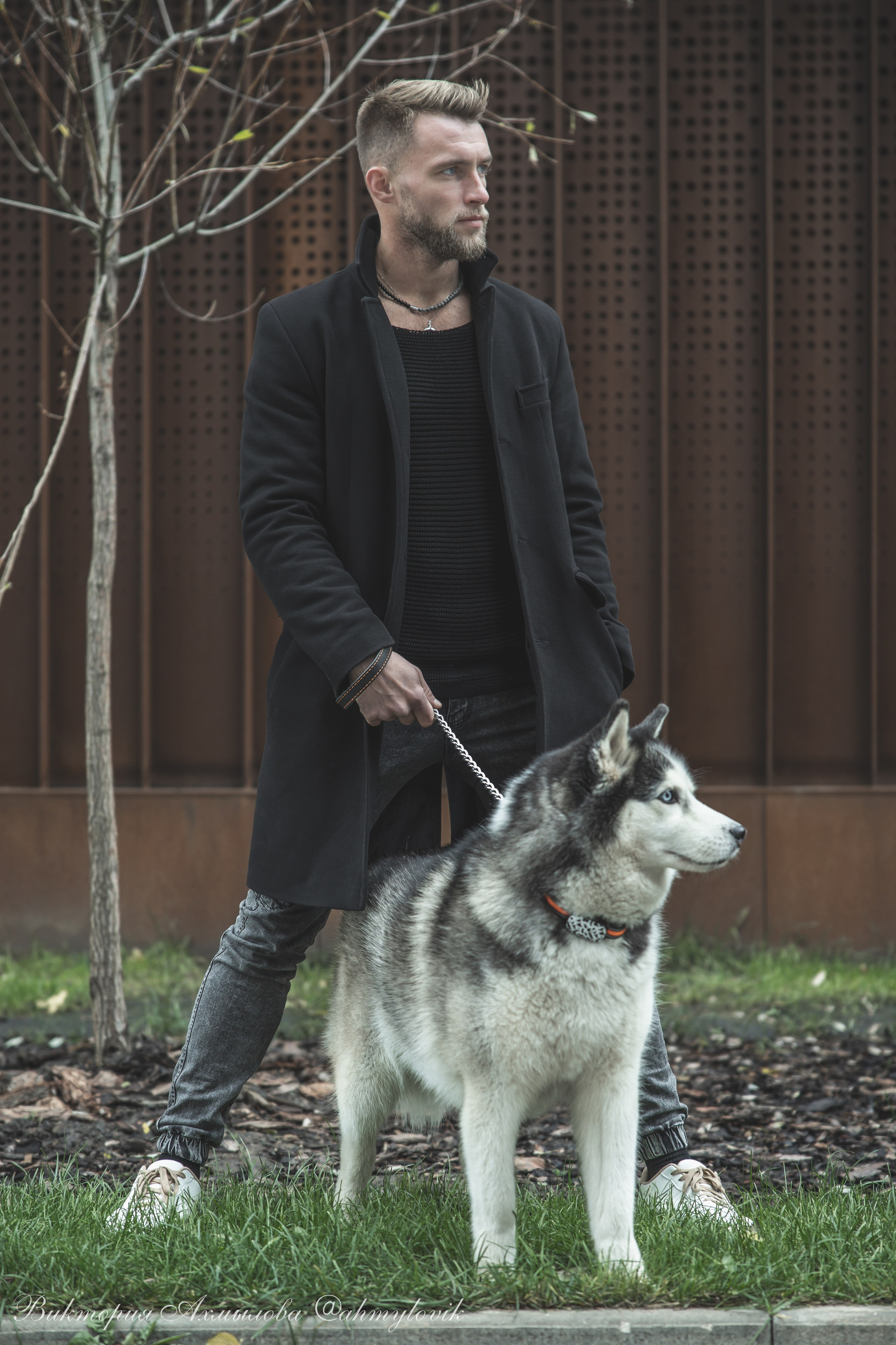 Прогулка с Хаски (Сергей). Виктория Ахмылова. Фотограф в Москве