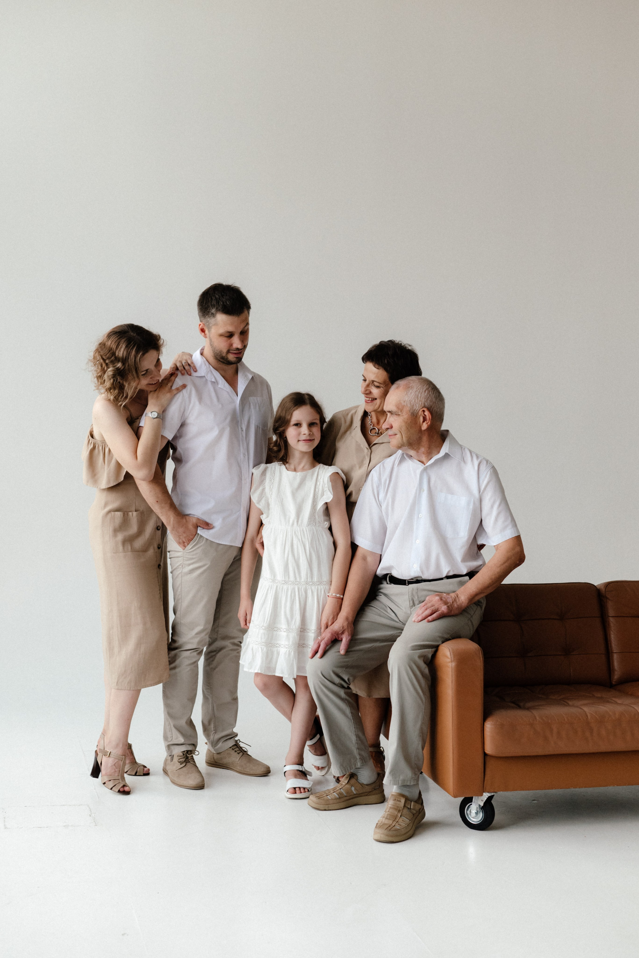 Оксана и ее семья. Студия. Фотограф в Минске Наталия Запорощенко