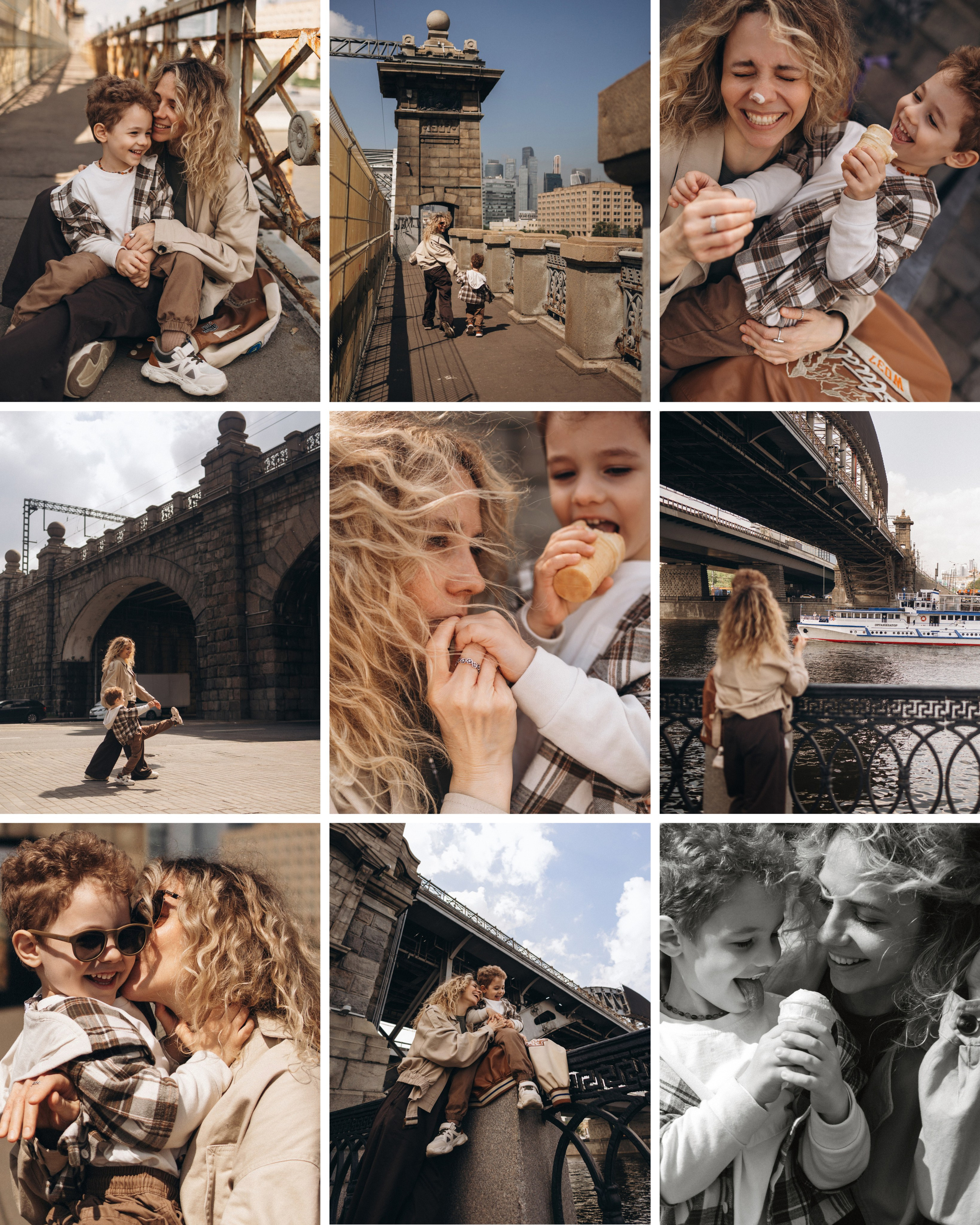 Женя и Яша, Бережковский мост. Семейный фотограф в Москве Марина Петра