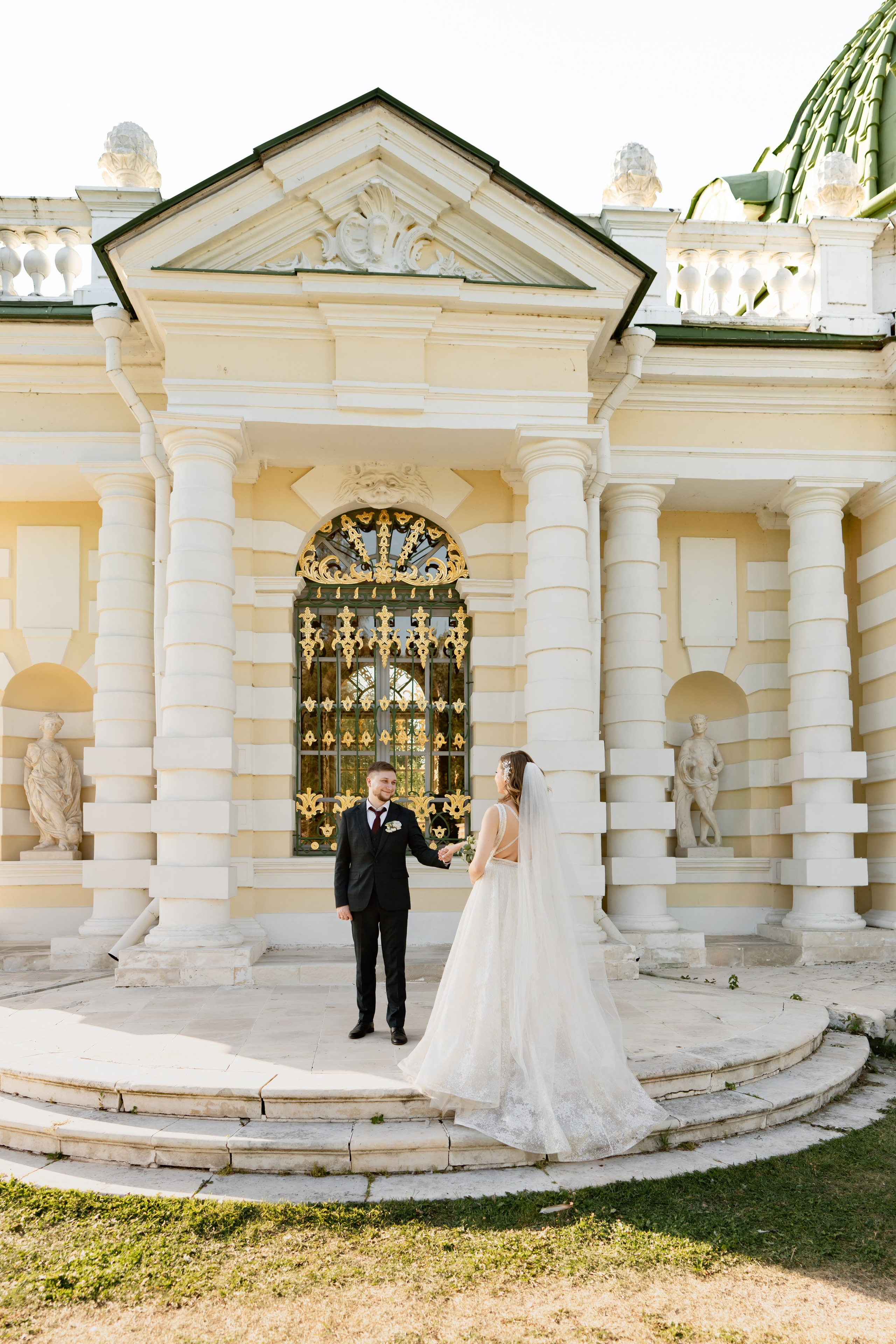 Свадебная фотосессия в усадьбе Москва