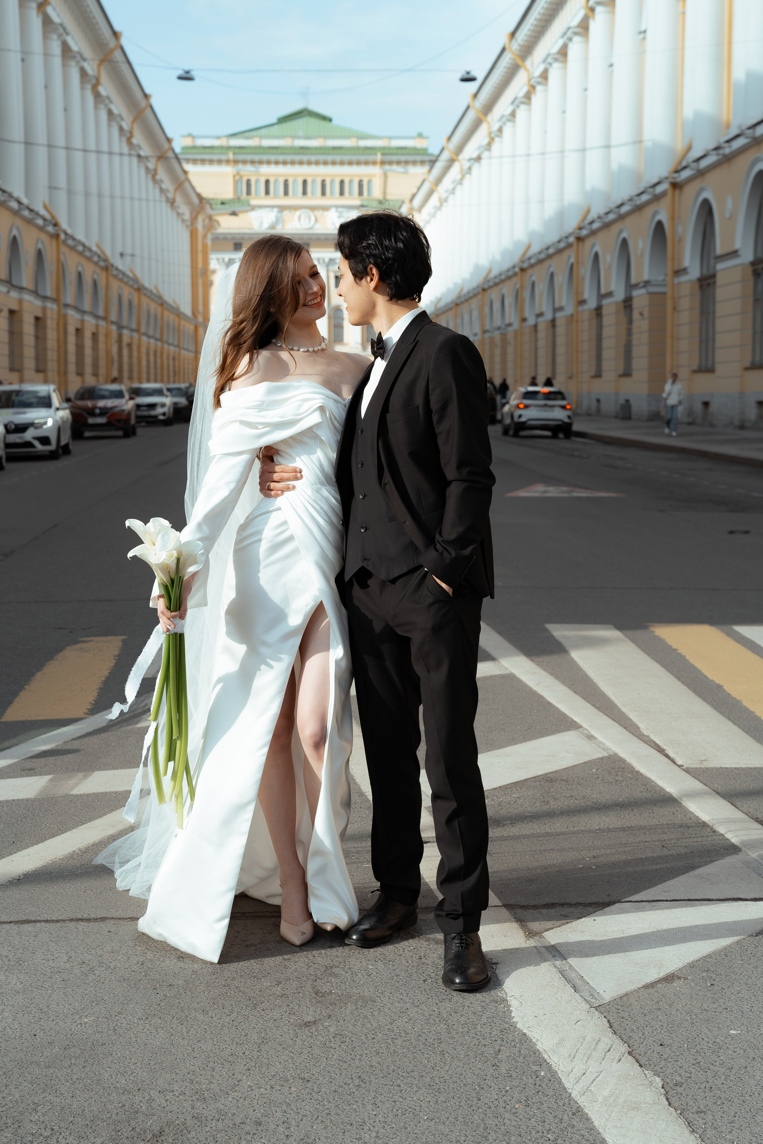 Утро молодых в Rossi Boutique Hotel и прогулка по Фонтанке и улице Росси. Свадебный фотограф Дмитрий Родионов — Санкт-Петербург и Ленинградская область