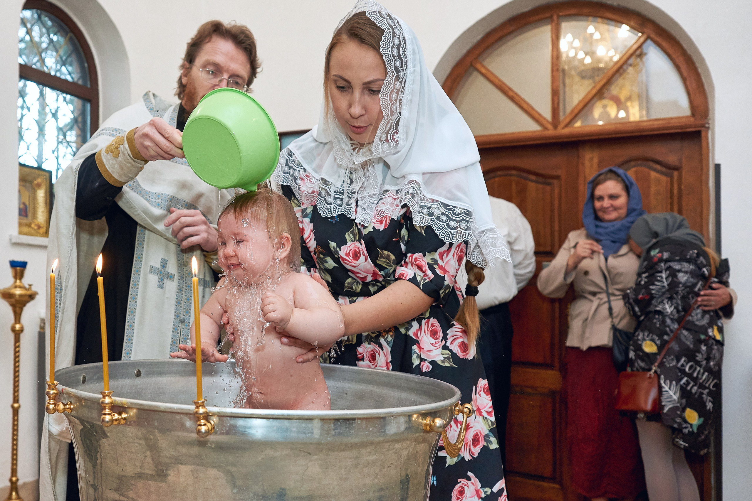 Храм Саввы Сторожевского, крещение. Балашиха