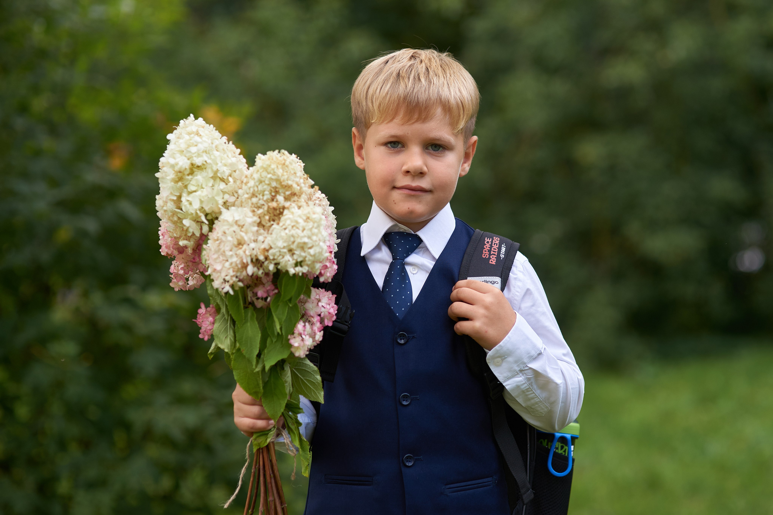 1 класс в День Знаний. Фотограф Владимир Артамонов