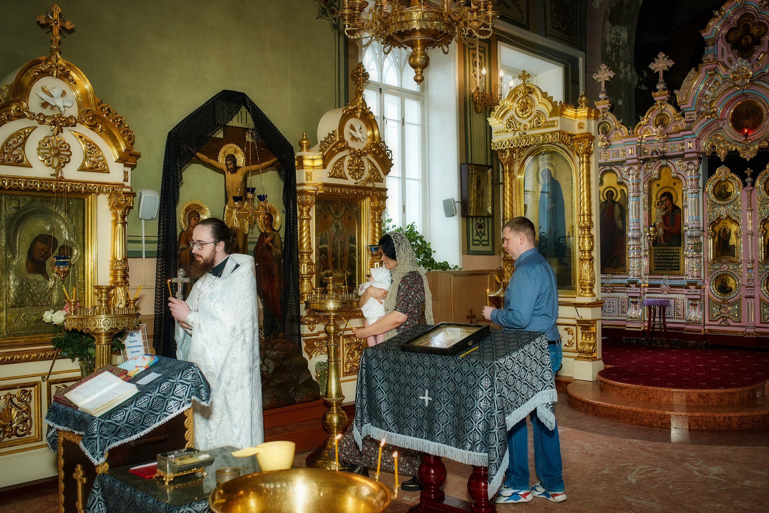 Крещение в Преображенском храме. Балашиха
