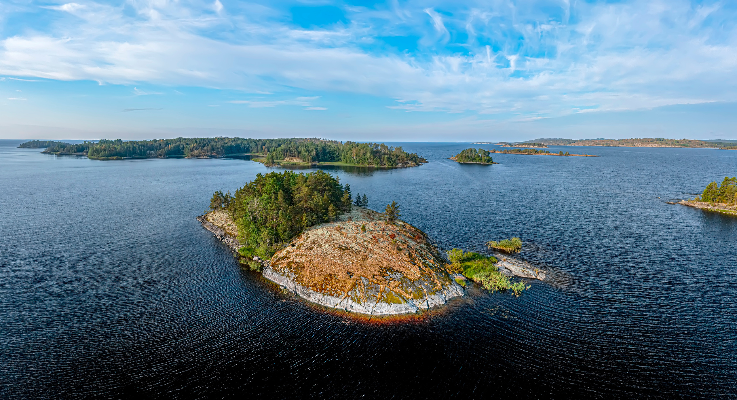 Ладожское озеро. Аэросъемка. Фото и Видео в Карелии. Алексей Фрилунд