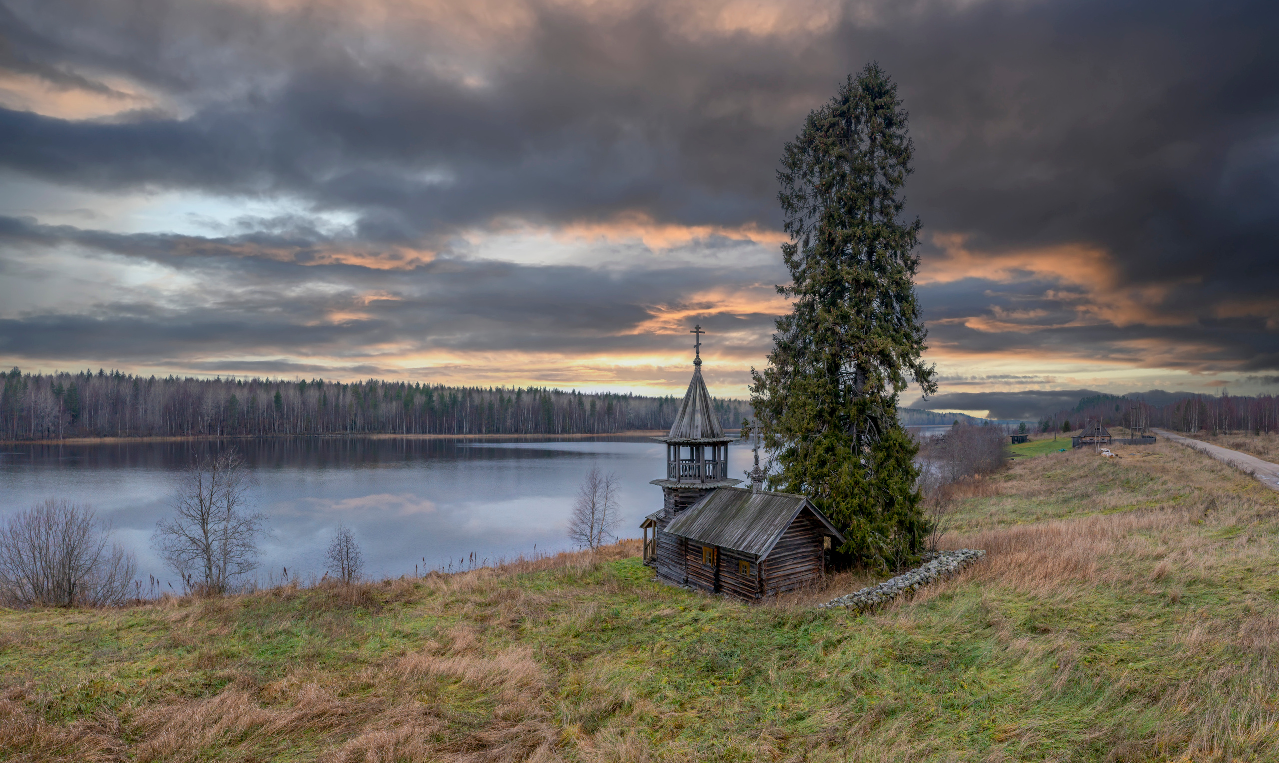 Деревянная архитектура Карелии. Аэросъемка. Фото и Видео в Карелии. Алексей Фрилунд