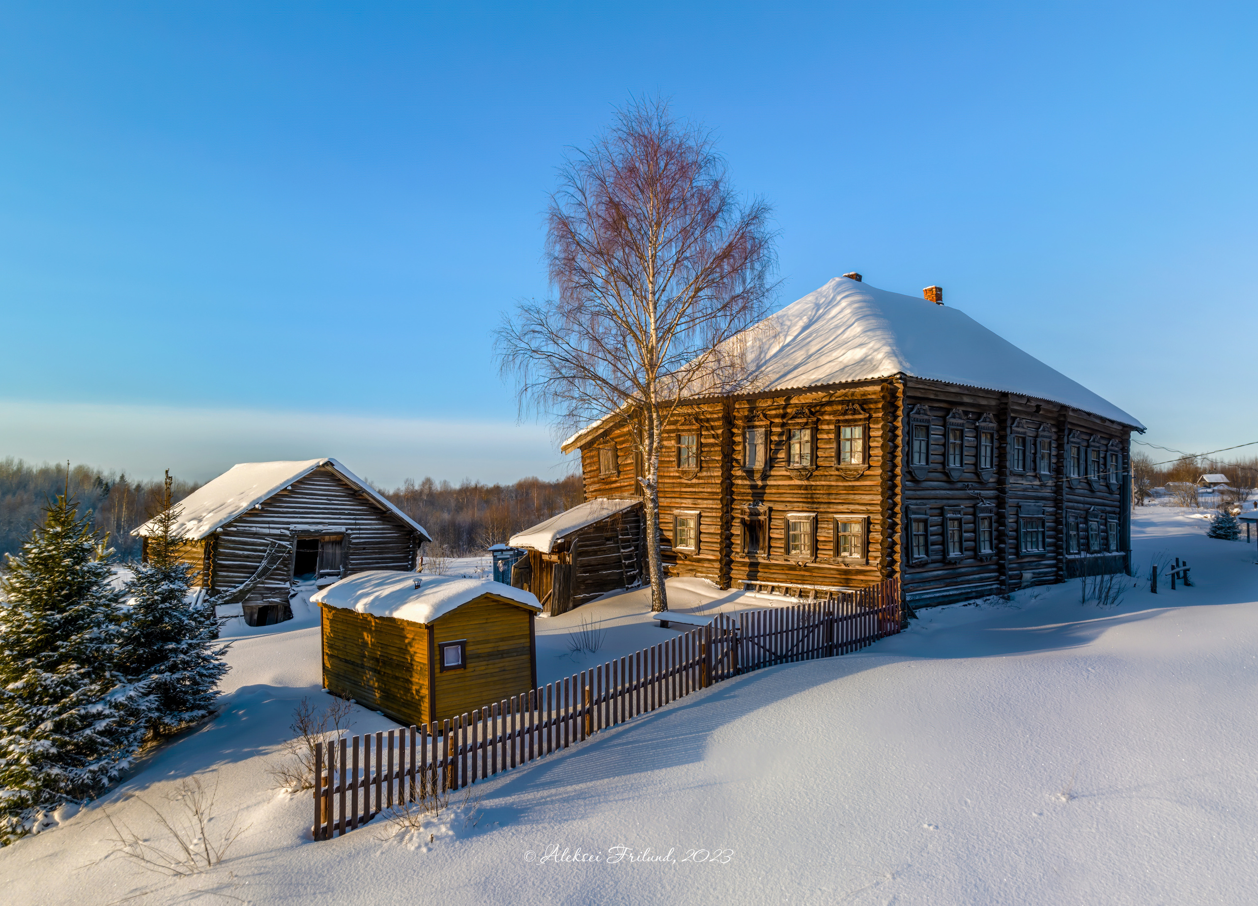 Деревянная архитектура Карелии. Аэросъемка. Фото и Видео в Карелии. Алексей Фрилунд