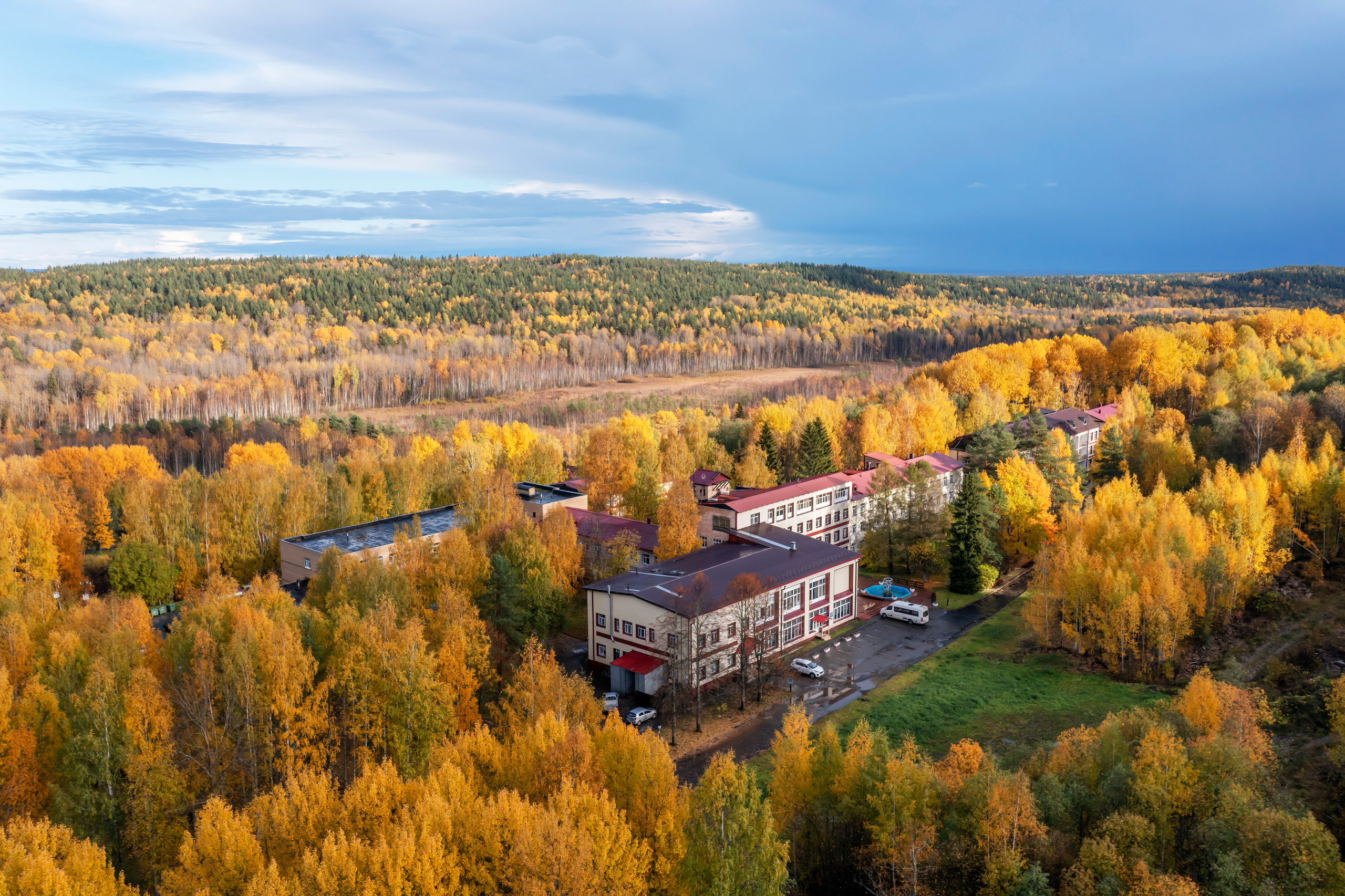 Курорт Марциальные воды. Аэросъемка. Фото и Видео в Карелии. Алексей Фрилунд