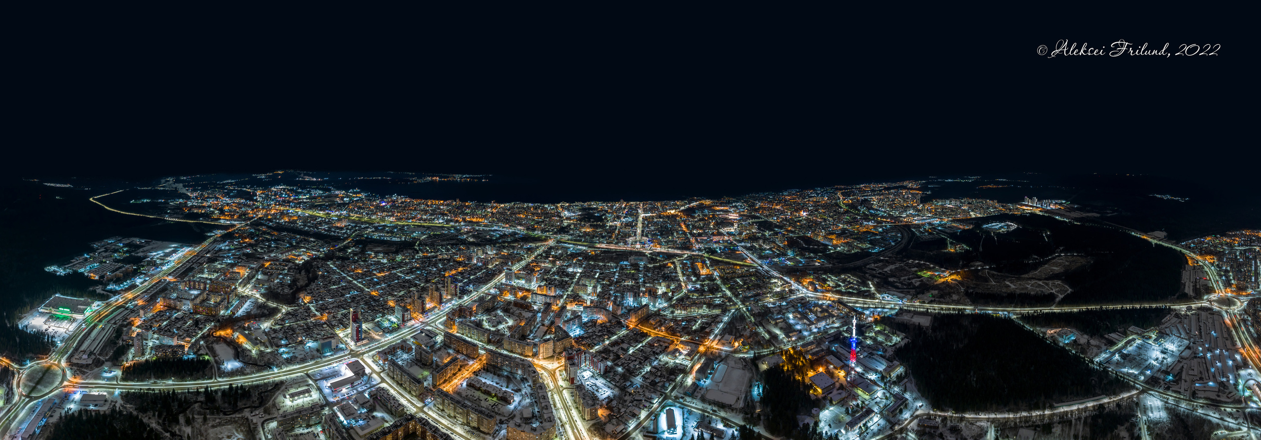 Город. Аэросъемка. Фото и Видео в Карелии. Алексей Фрилунд