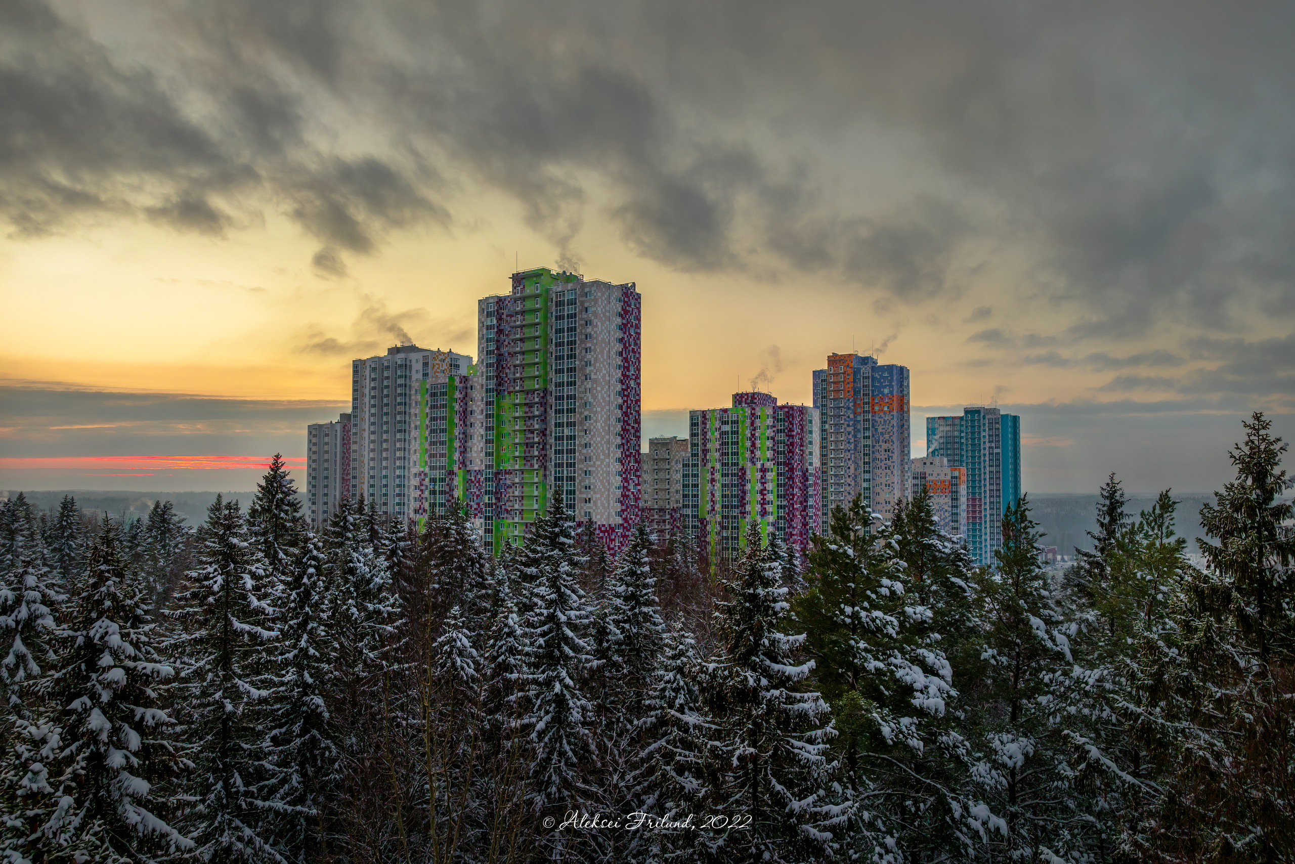 Город. Аэросъемка. Фото и Видео в Карелии. Алексей Фрилунд