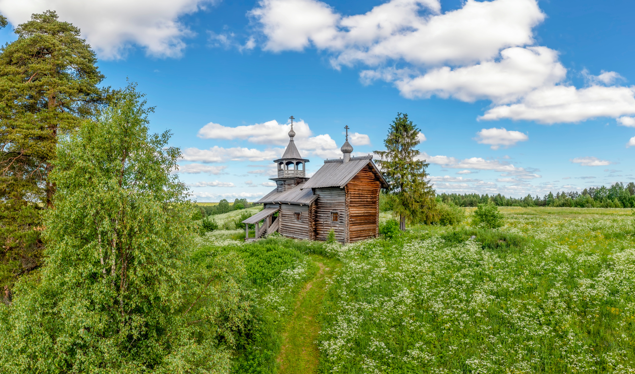 Деревянная архитектура Карелии. Аэросъемка. Фото и Видео в Карелии. Алексей Фрилунд